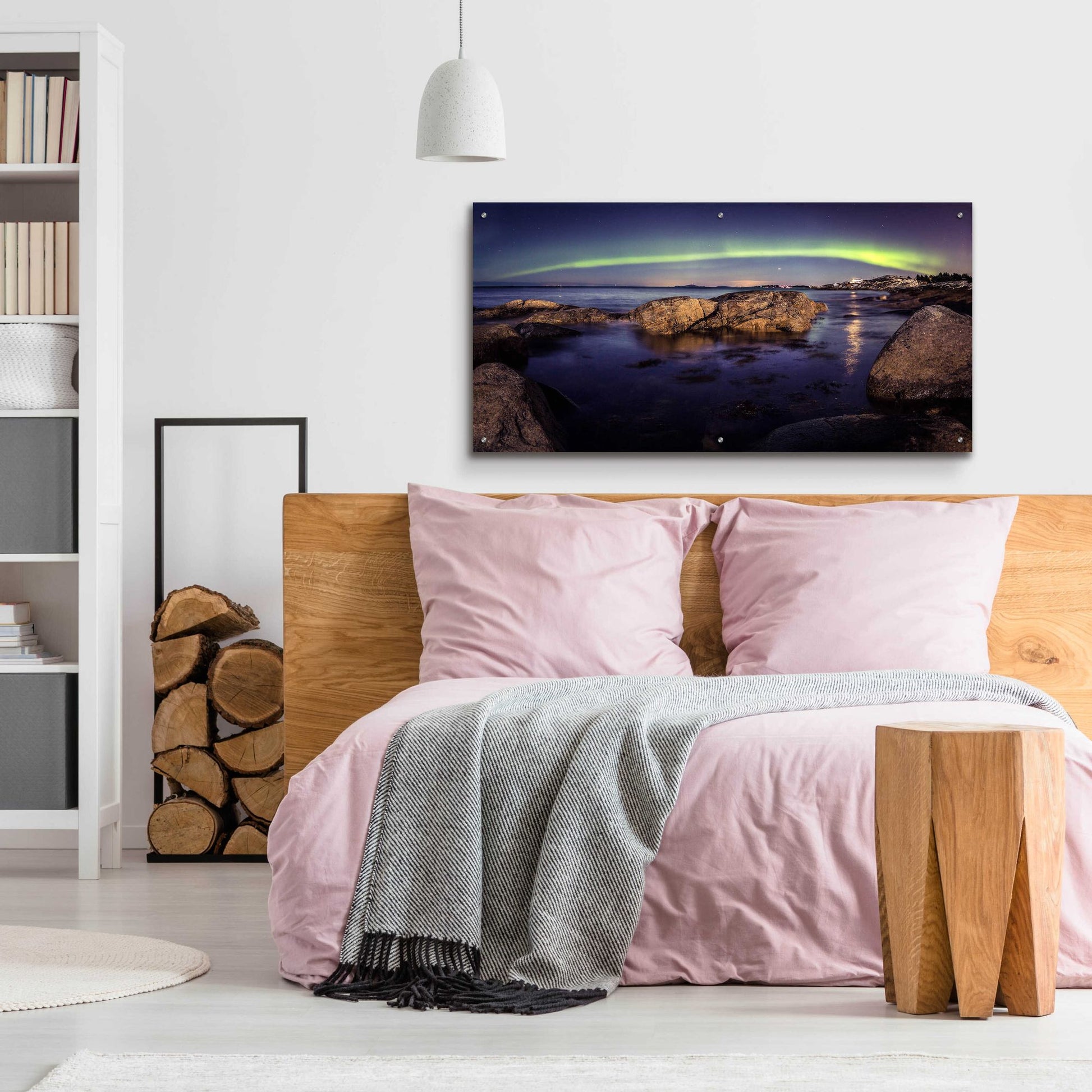 Epic Art 'Northern Lights 6' by Epic Portfolio, Acrylic Glass Wall Art,48x24