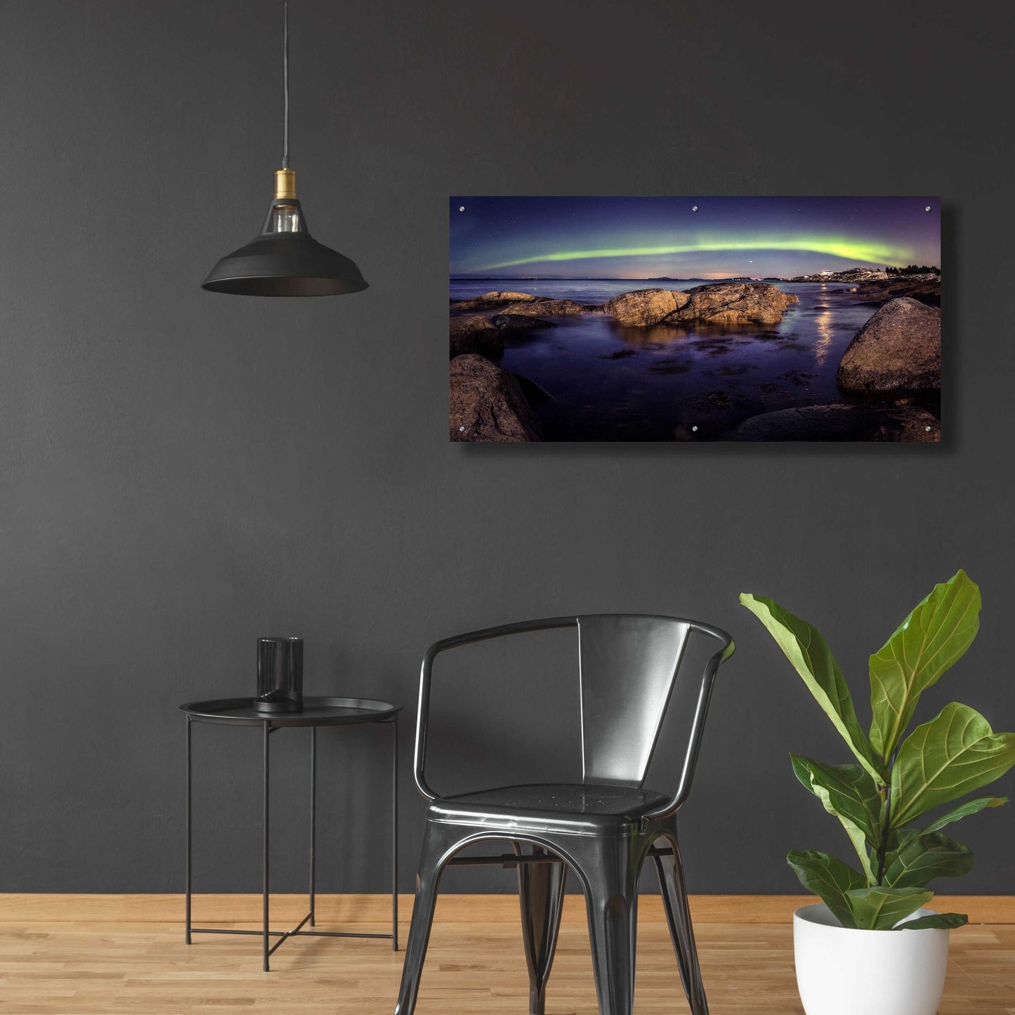 Epic Art 'Northern Lights 6' by Epic Portfolio, Acrylic Glass Wall Art,48x24