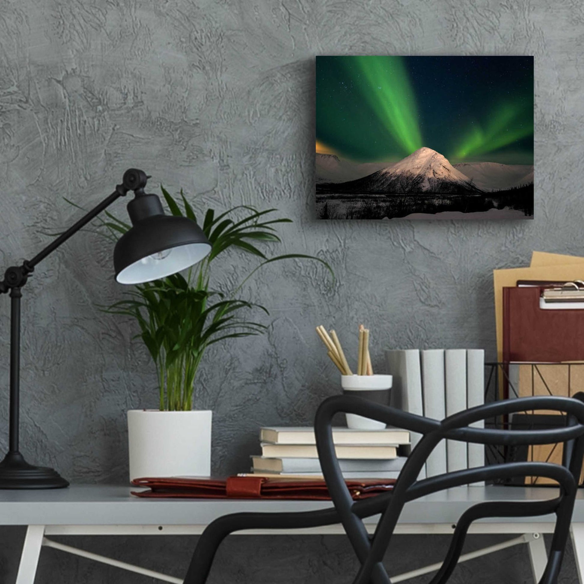 Epic Art 'Northern Lights 7' by Epic Portfolio, Acrylic Glass Wall Art,16x12