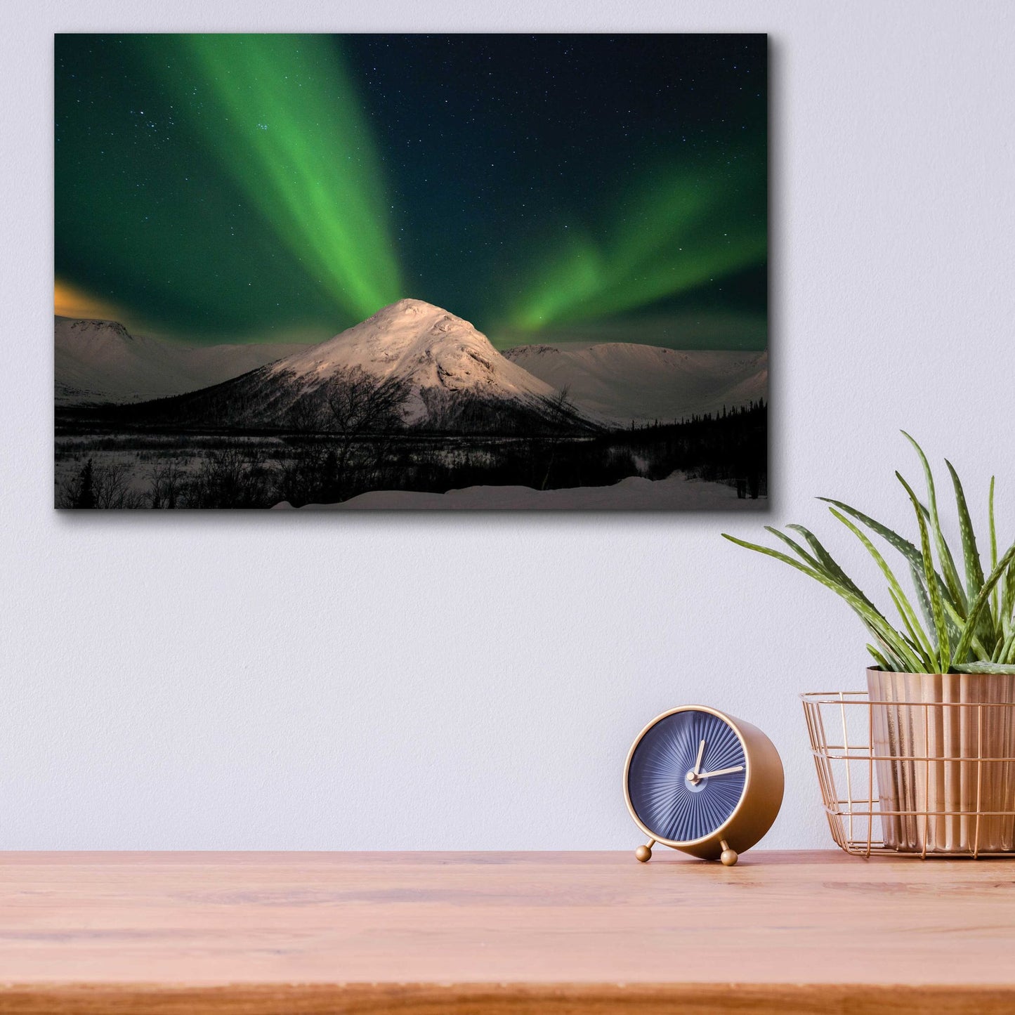 Epic Art 'Northern Lights 7' by Epic Portfolio, Acrylic Glass Wall Art,16x12