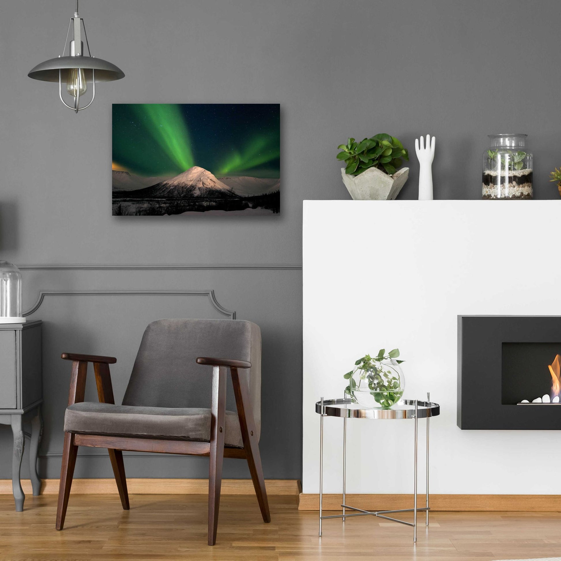 Epic Art 'Northern Lights 7' by Epic Portfolio, Acrylic Glass Wall Art,24x16