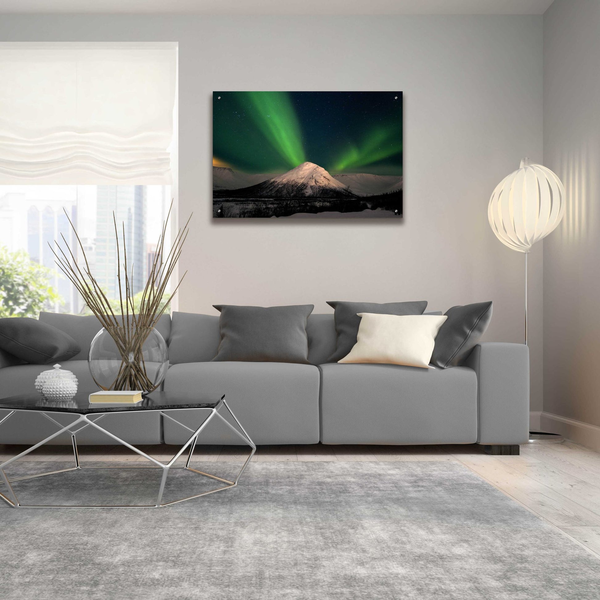 Epic Art 'Northern Lights 7' by Epic Portfolio, Acrylic Glass Wall Art,36x24