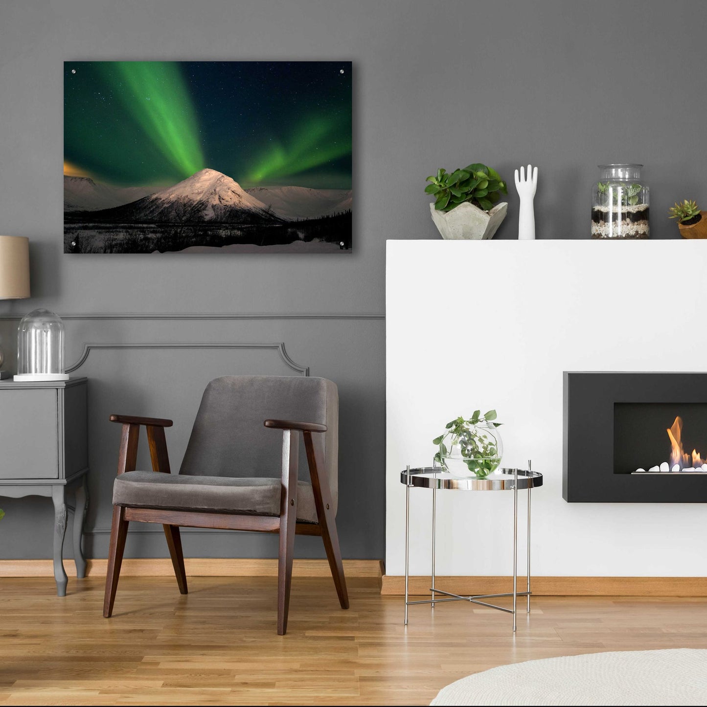 Epic Art 'Northern Lights 7' by Epic Portfolio, Acrylic Glass Wall Art,36x24