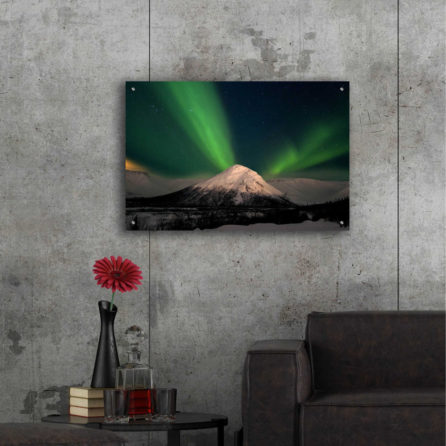 Epic Art 'Northern Lights 7' by Epic Portfolio, Acrylic Glass Wall Art,36x24