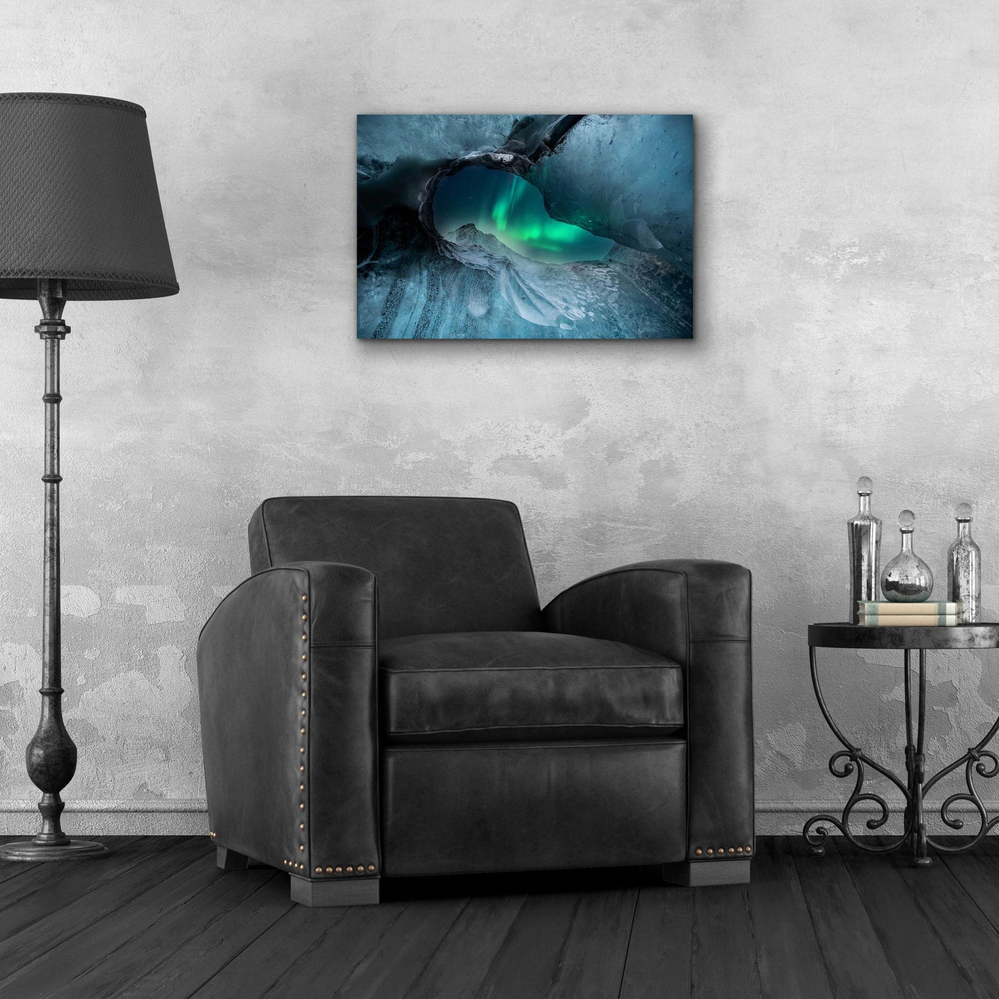 Epic Art 'Northern Lights Aurora Borealis 1' by Epic Portfolio, Acrylic Glass Wall Art,24x16