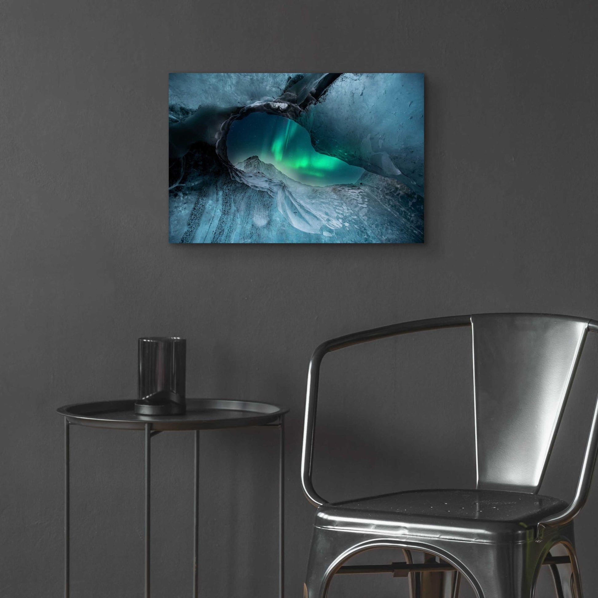 Epic Art 'Northern Lights Aurora Borealis 1' by Epic Portfolio, Acrylic Glass Wall Art,24x16