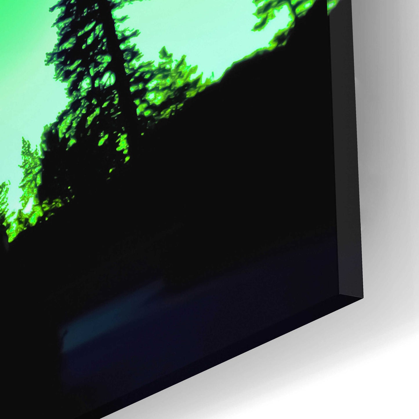 Epic Art 'Northern Lights Aurora Borealis 2' by Epic Portfolio, Acrylic Glass Wall Art,16x12