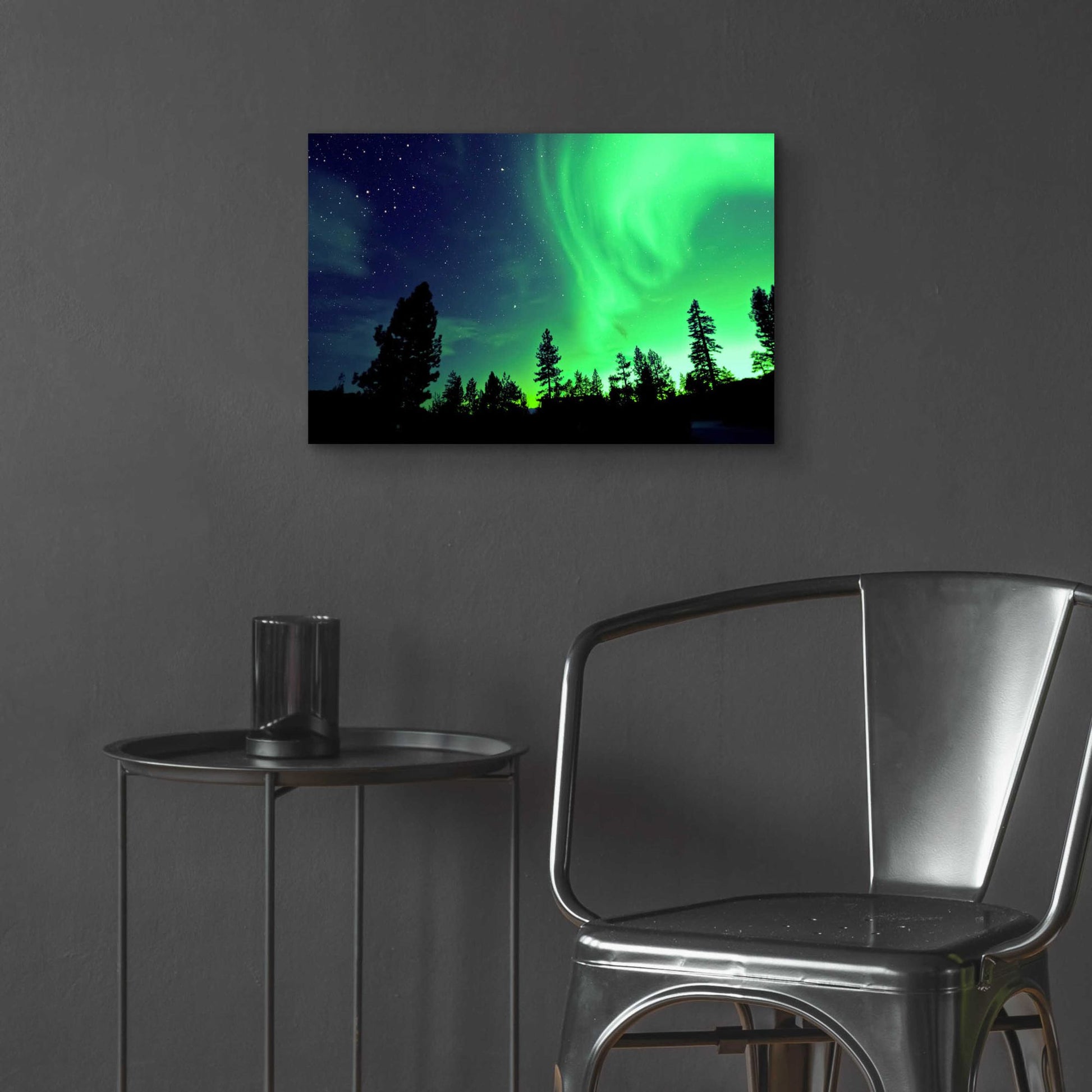 Epic Art 'Northern Lights Aurora Borealis 2' by Epic Portfolio, Acrylic Glass Wall Art,24x16