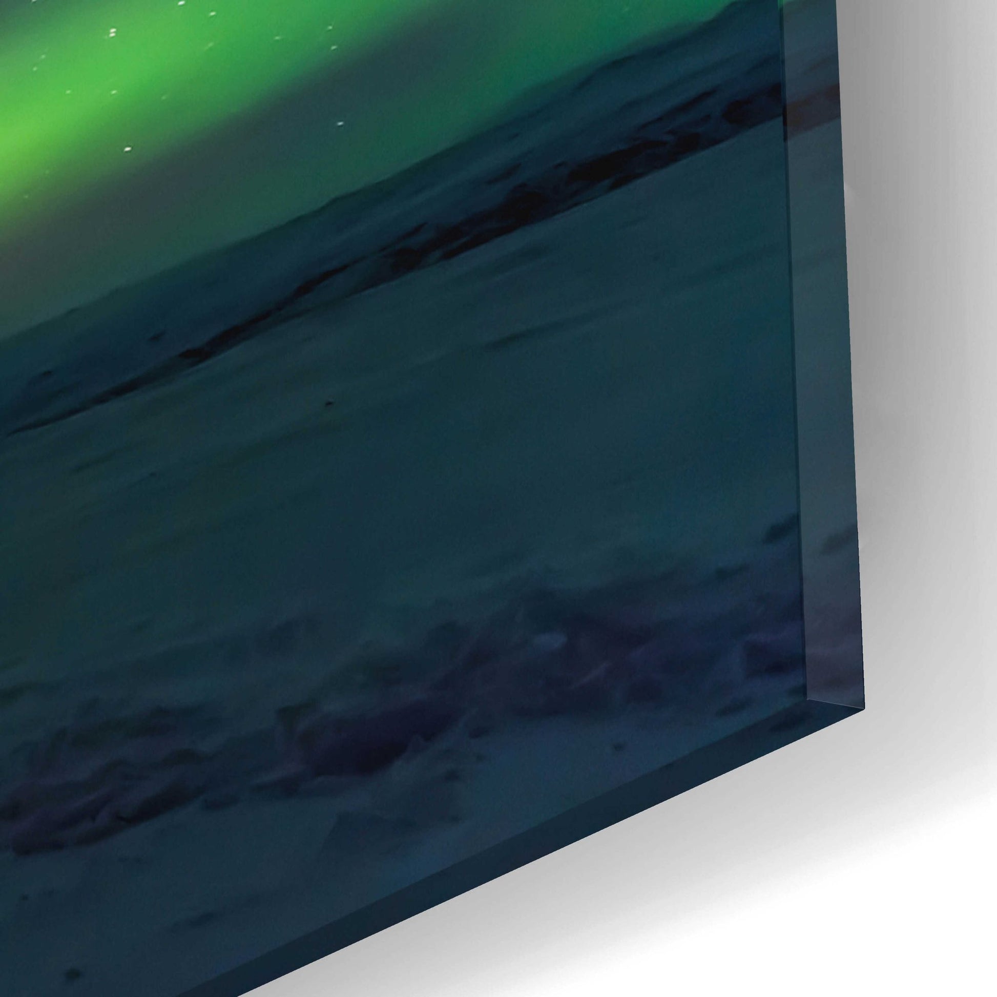 Epic Art 'Northern Lights Aurora Borealis 3' by Epic Portfolio, Acrylic Glass Wall Art,16x12