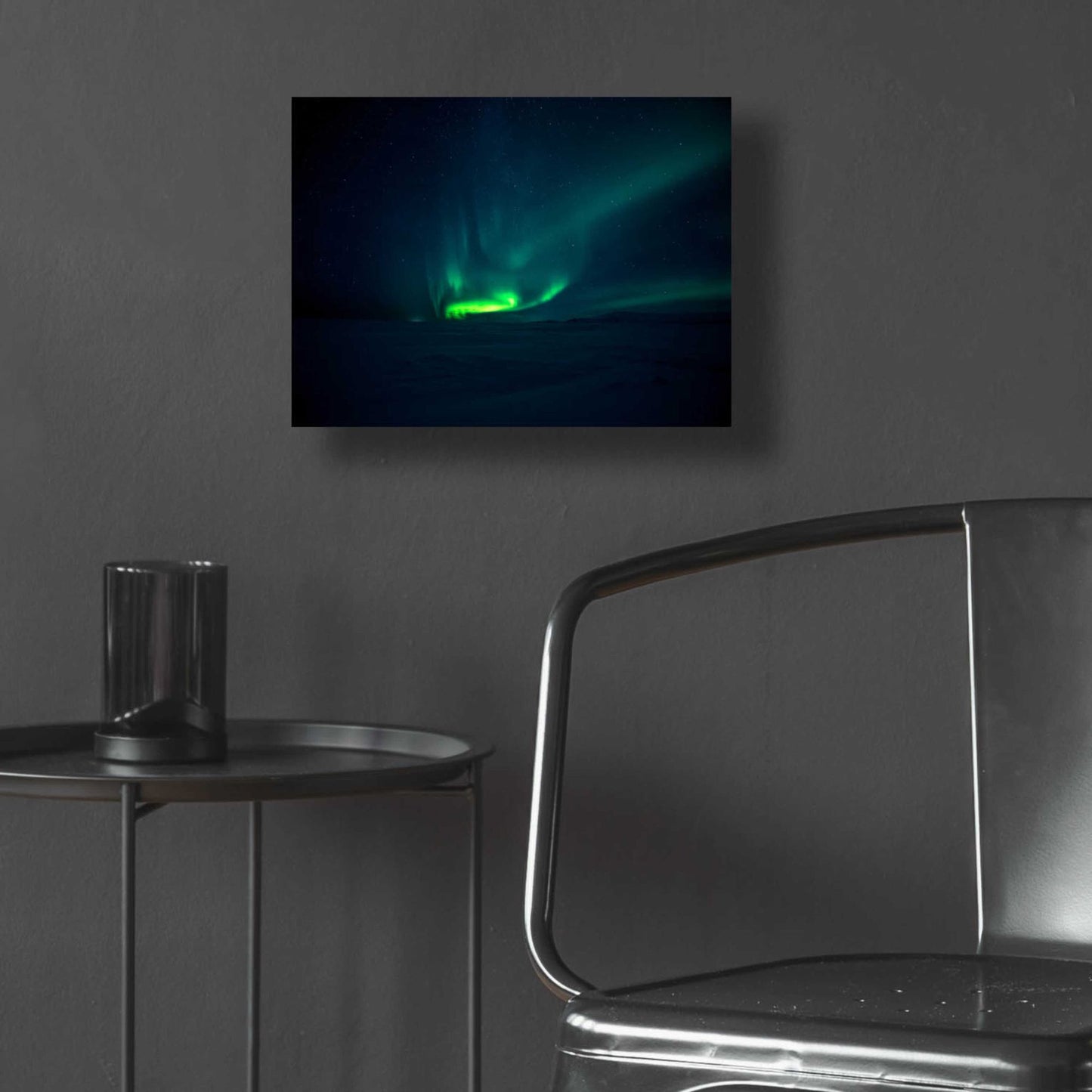 Epic Art 'Northern Lights Aurora Borealis 4' by Epic Portfolio, Acrylic Glass Wall Art,16x12