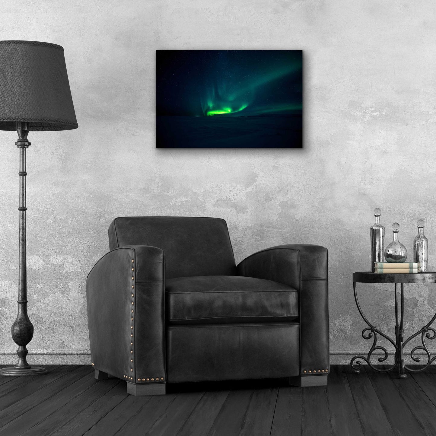 Epic Art 'Northern Lights Aurora Borealis 4' by Epic Portfolio, Acrylic Glass Wall Art,24x16