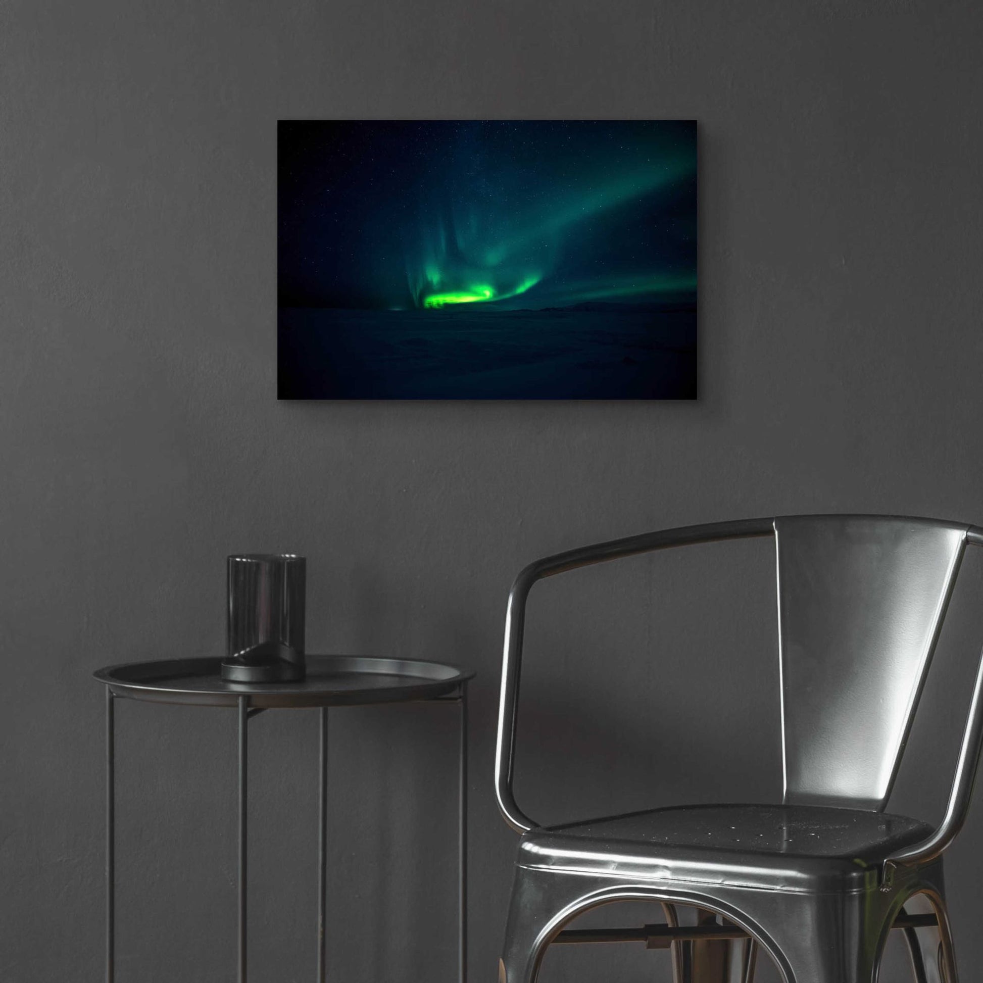 Epic Art 'Northern Lights Aurora Borealis 4' by Epic Portfolio, Acrylic Glass Wall Art,24x16