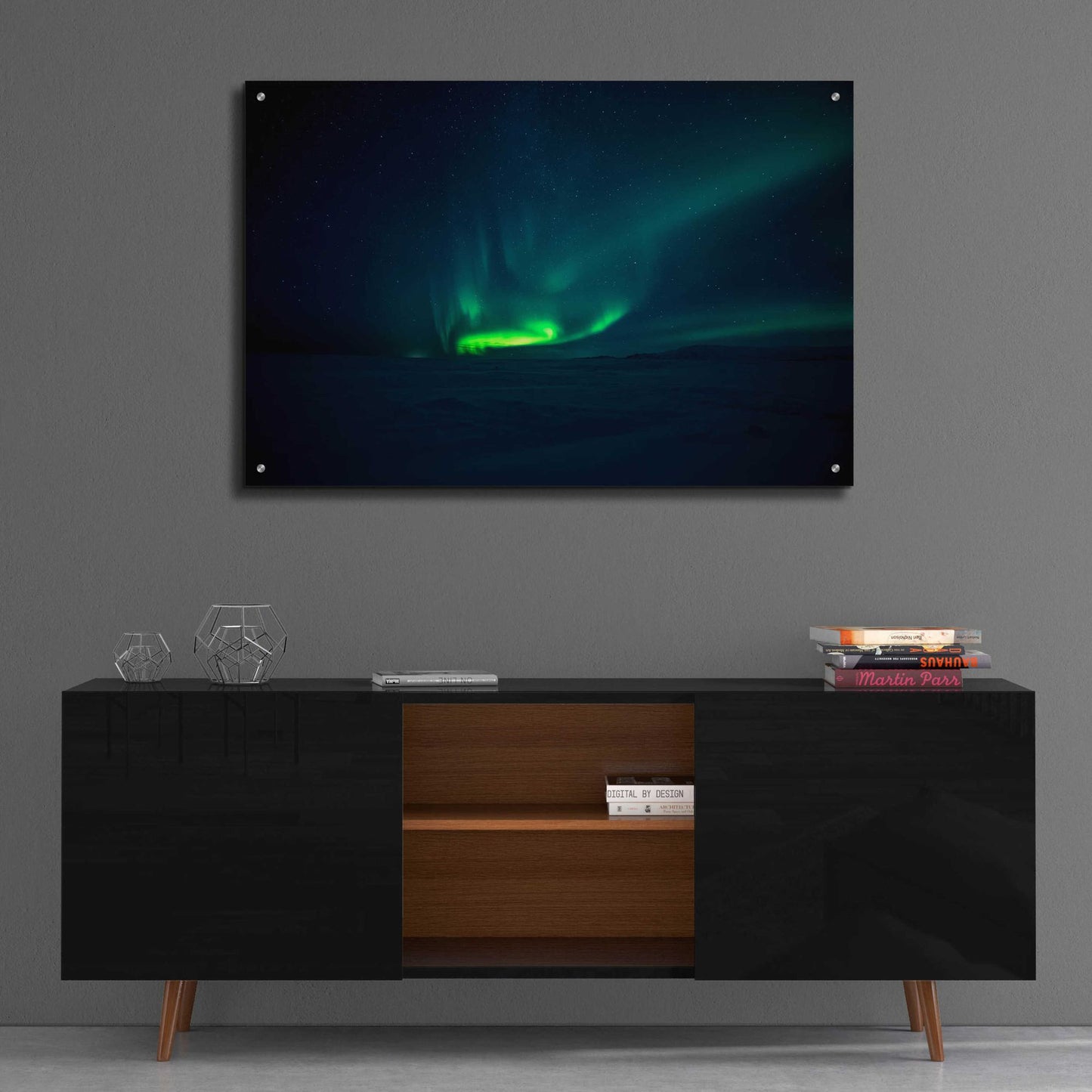 Epic Art 'Northern Lights Aurora Borealis 4' by Epic Portfolio, Acrylic Glass Wall Art,36x24