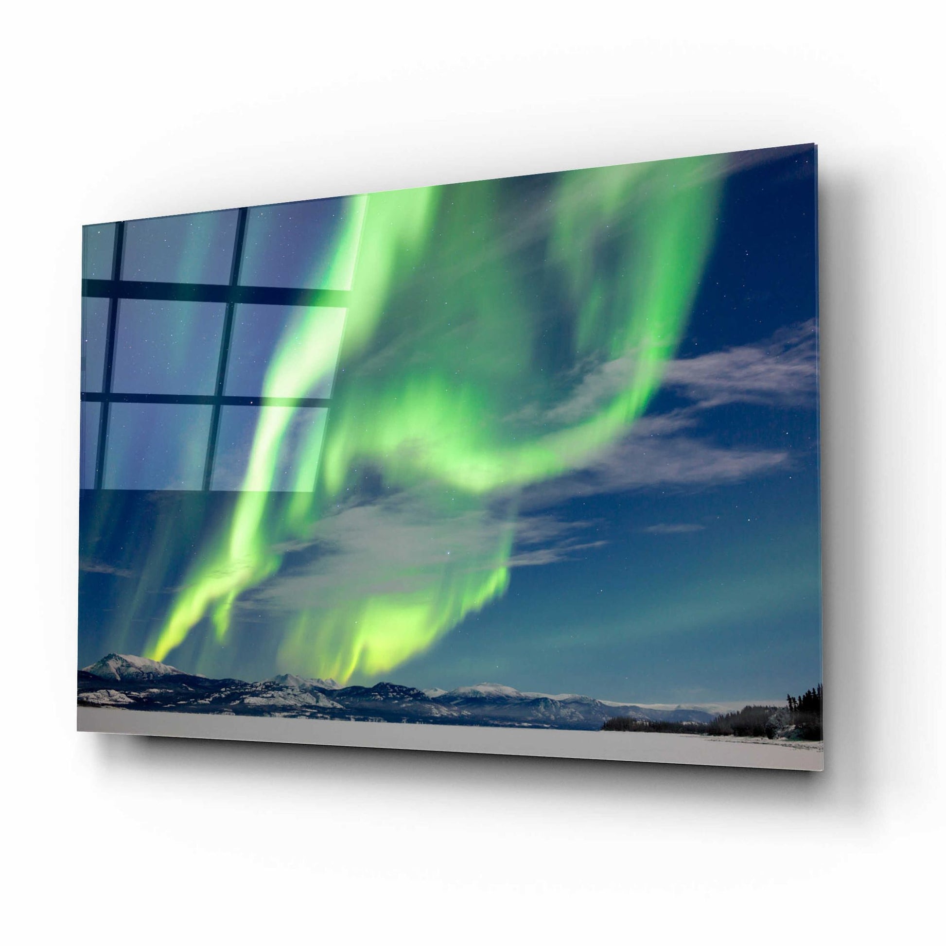 Epic Art 'Spectacular Aurora Borealis Northern Lights' by Epic Portfolio, Acrylic Glass Wall Art,16x12