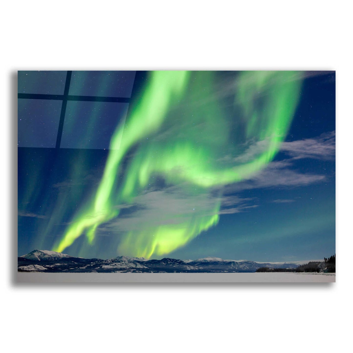 Epic Art 'Spectacular Aurora Borealis Northern Lights' by Epic Portfolio, Acrylic Glass Wall Art,16x12