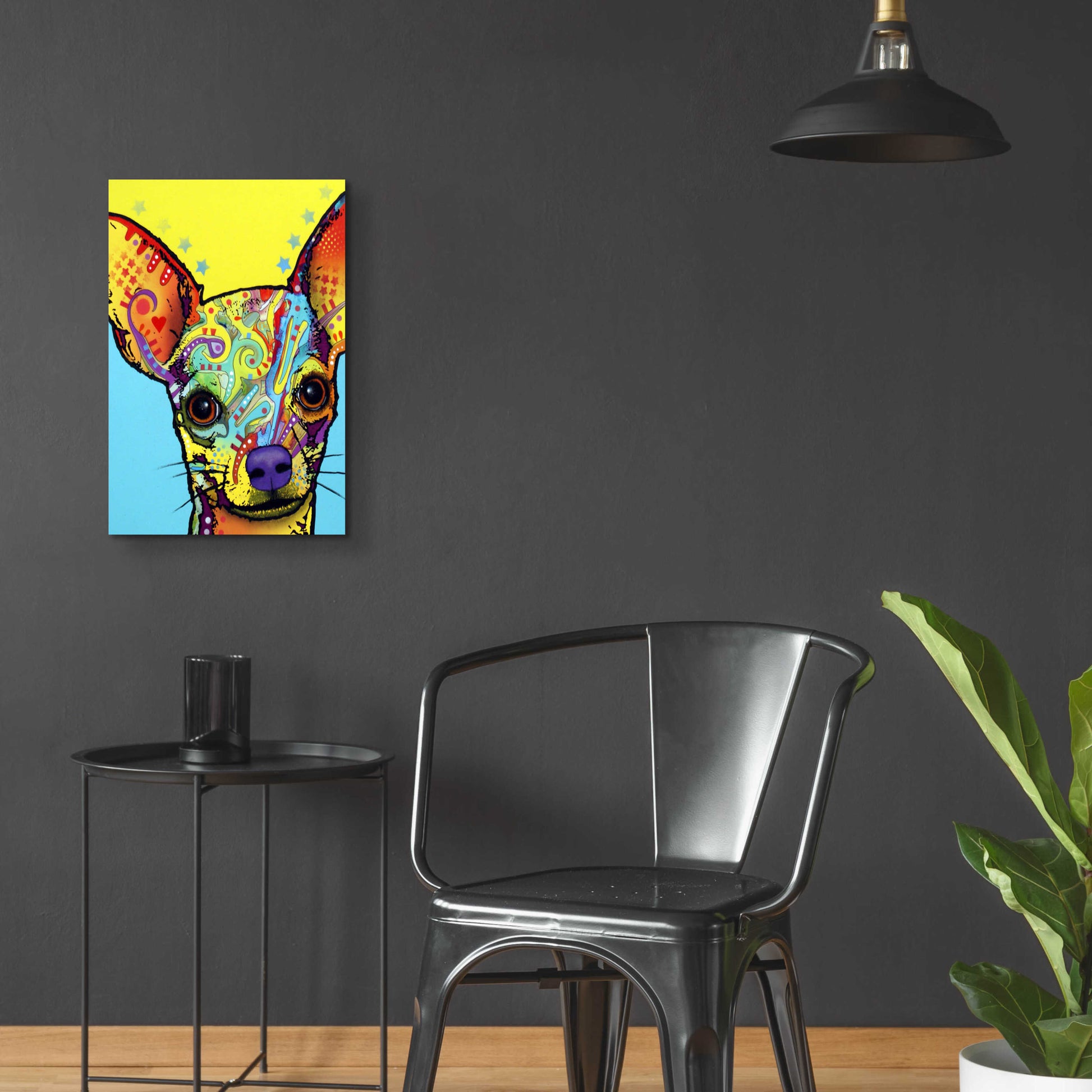 Epic Art 'Chihuahua I' by Dean Russo, Acrylic Glass Wall Art,16x24