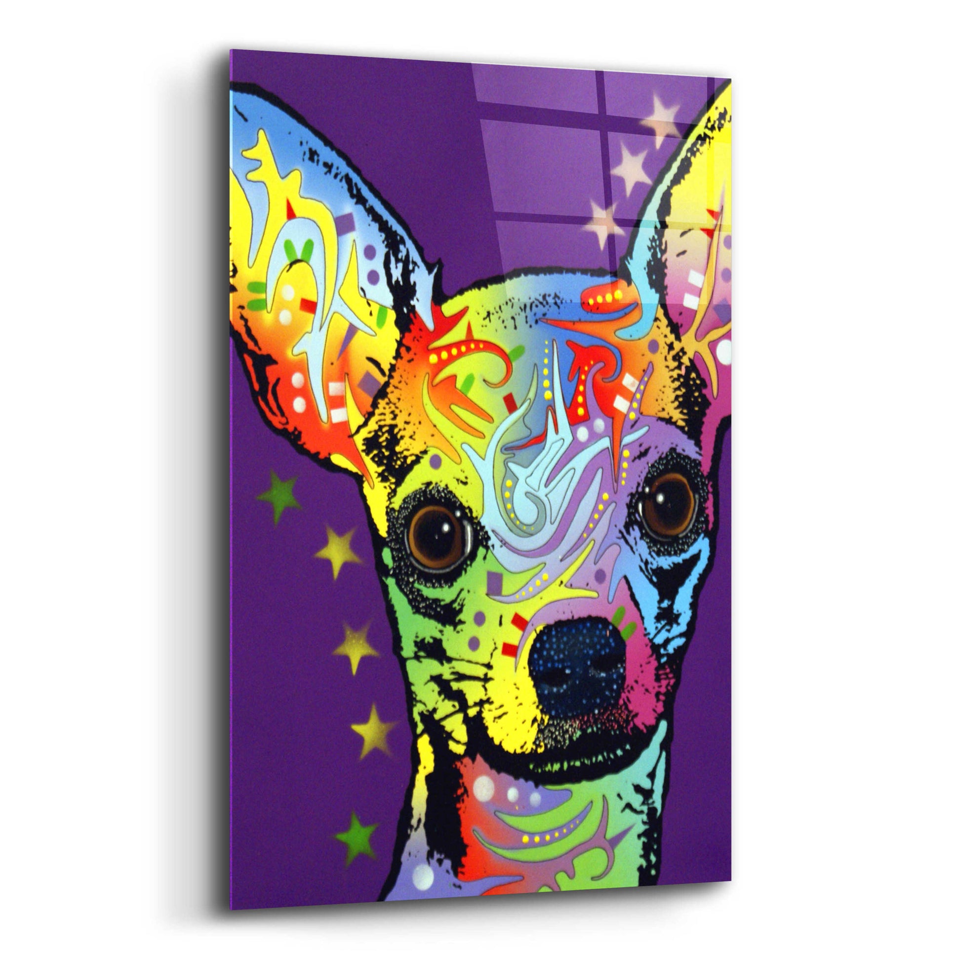 Epic Art 'Chihuahua Ii' by Dean Russo, Acrylic Glass Wall Art,12x16