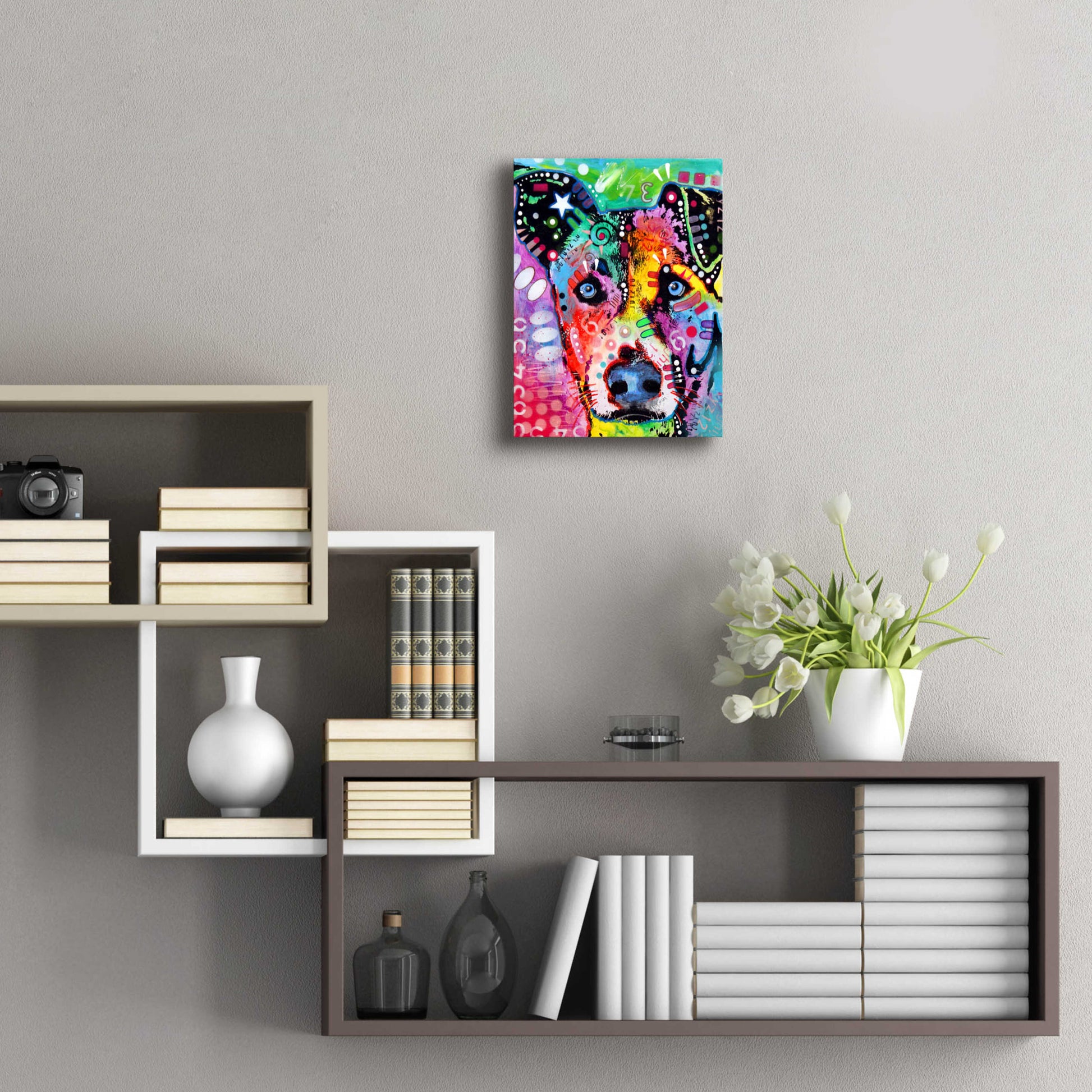 Epic Art 'Flipped' by Dean Russo, Acrylic Glass Wall Art,12x16