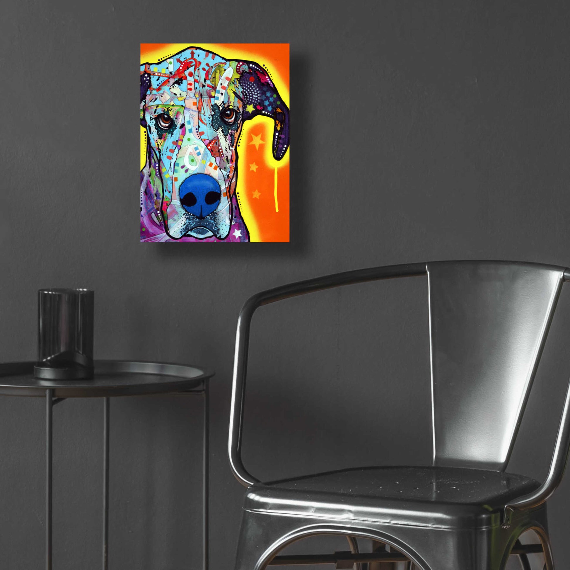 Epic Art 'Great Dane' by Dean Russo, Acrylic Glass Wall Art,12x16