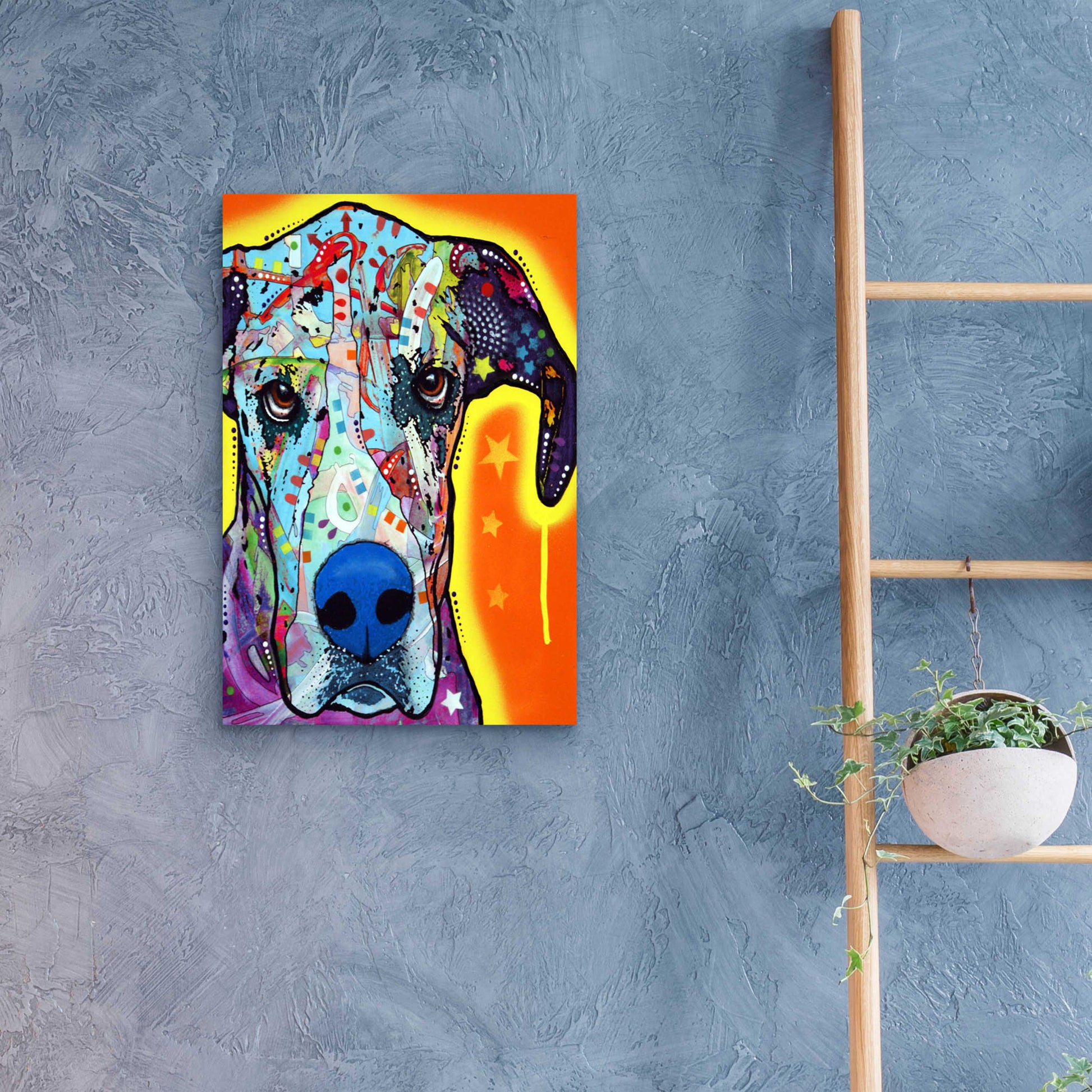 Epic Art 'Great Dane' by Dean Russo, Acrylic Glass Wall Art,16x24