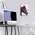 Epic Art 'Horse 1' by Dean Russo, Acrylic Glass Wall Art,12x16