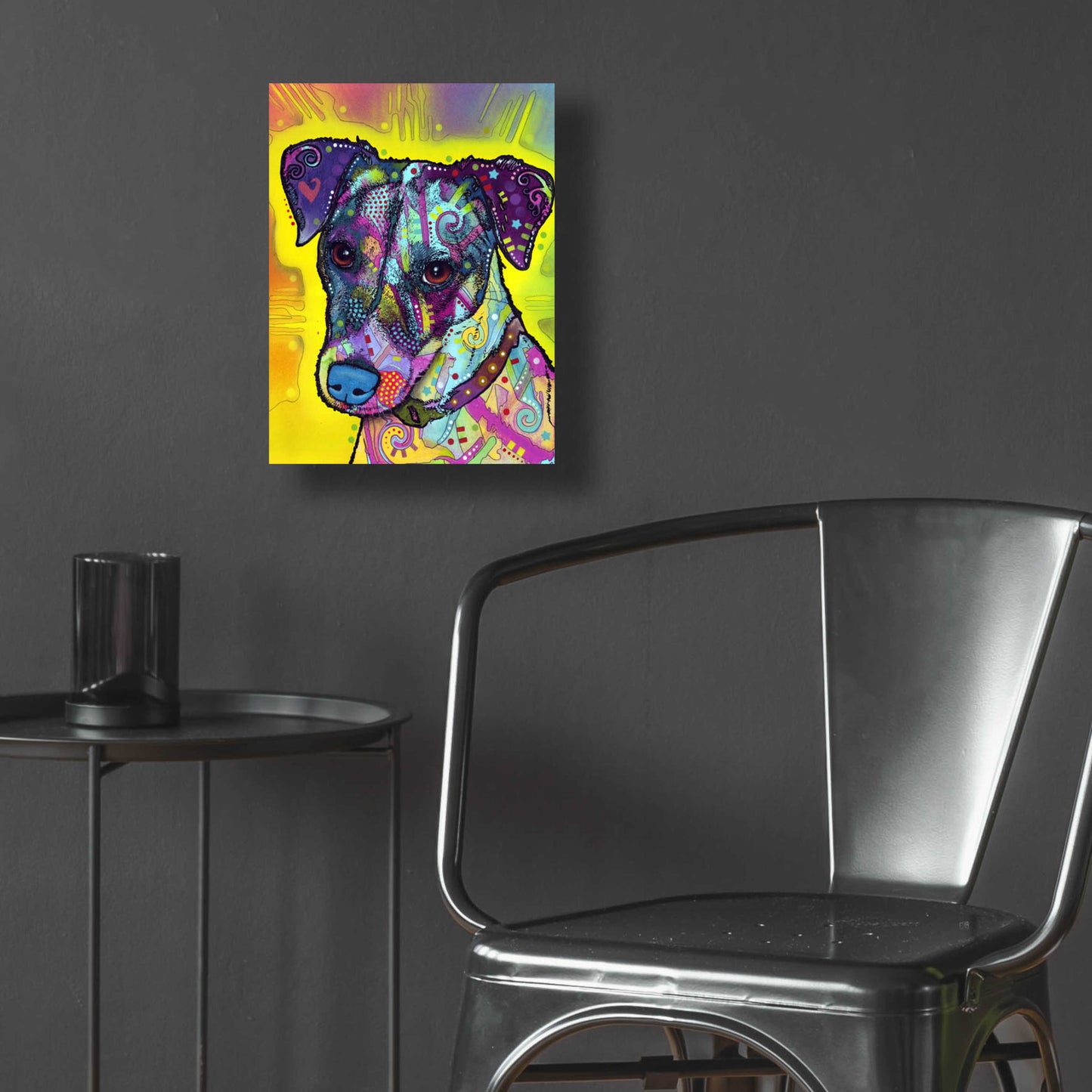 Epic Art 'Jack Russell' by Dean Russo, Acrylic Glass Wall Art,12x16