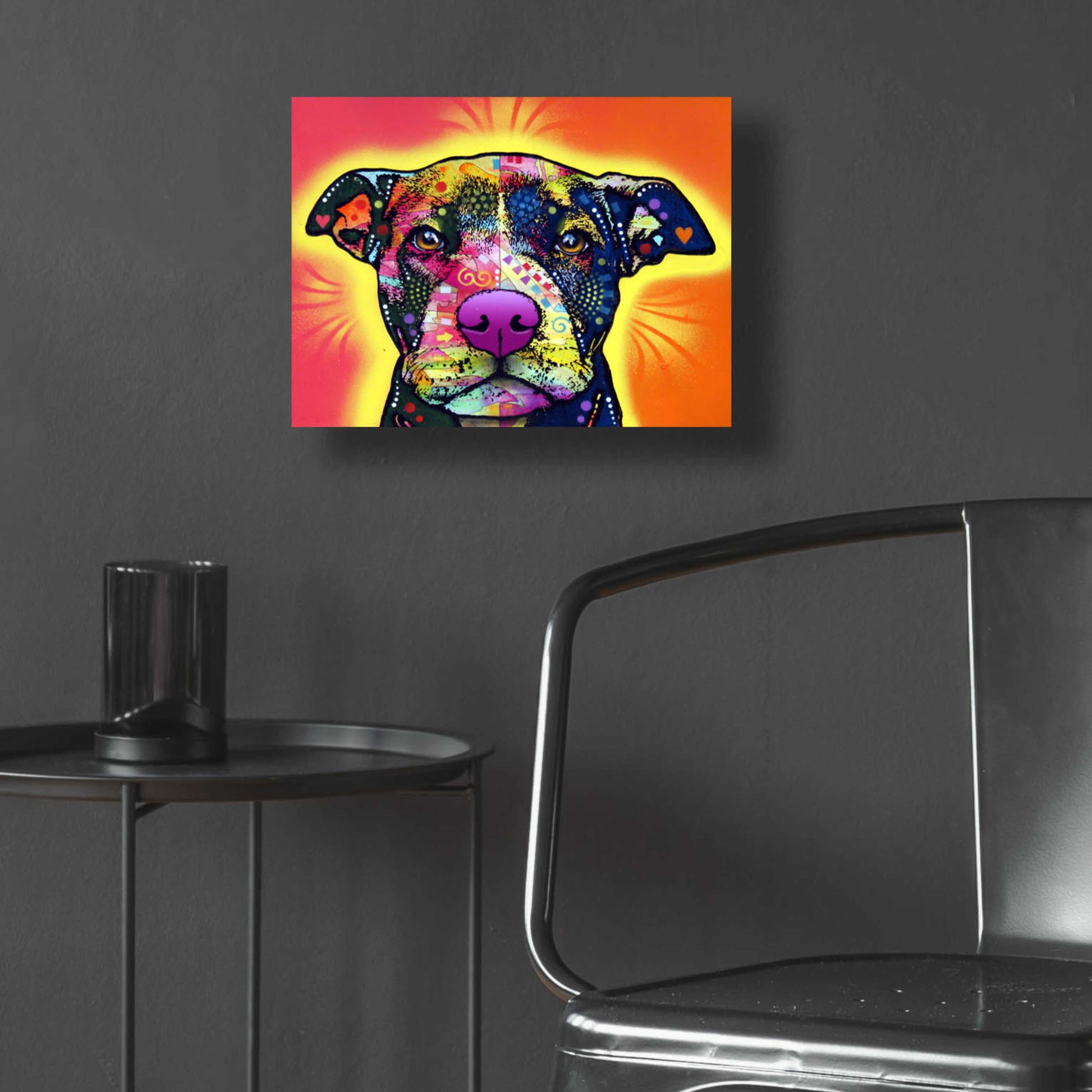 Epic Art 'Love A Bull' by Dean Russo, Acrylic Glass Wall Art,16x12