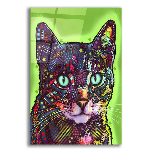 Epic Art 'Watchful Cat' by Dean Russo, Acrylic Glass Wall Art