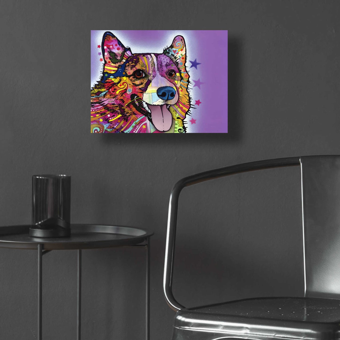 Epic Art 'Corgi' by Dean Russo, Acrylic Glass Wall Art,16x12