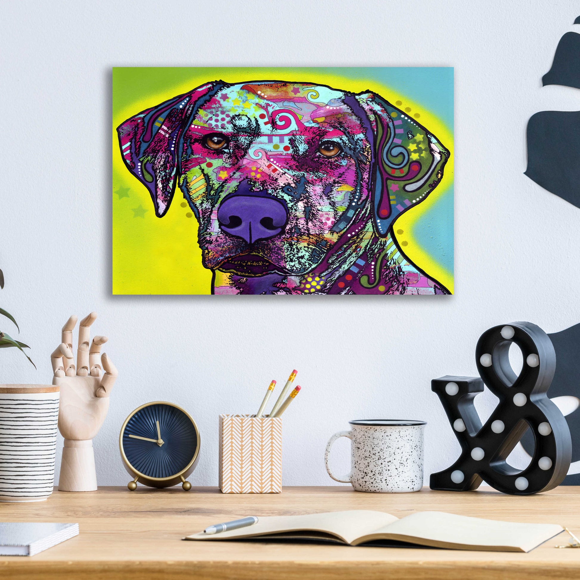 Epic Art 'Rhodesian Ridgeback' by Dean Russo, Acrylic Glass Wall Art,16x12