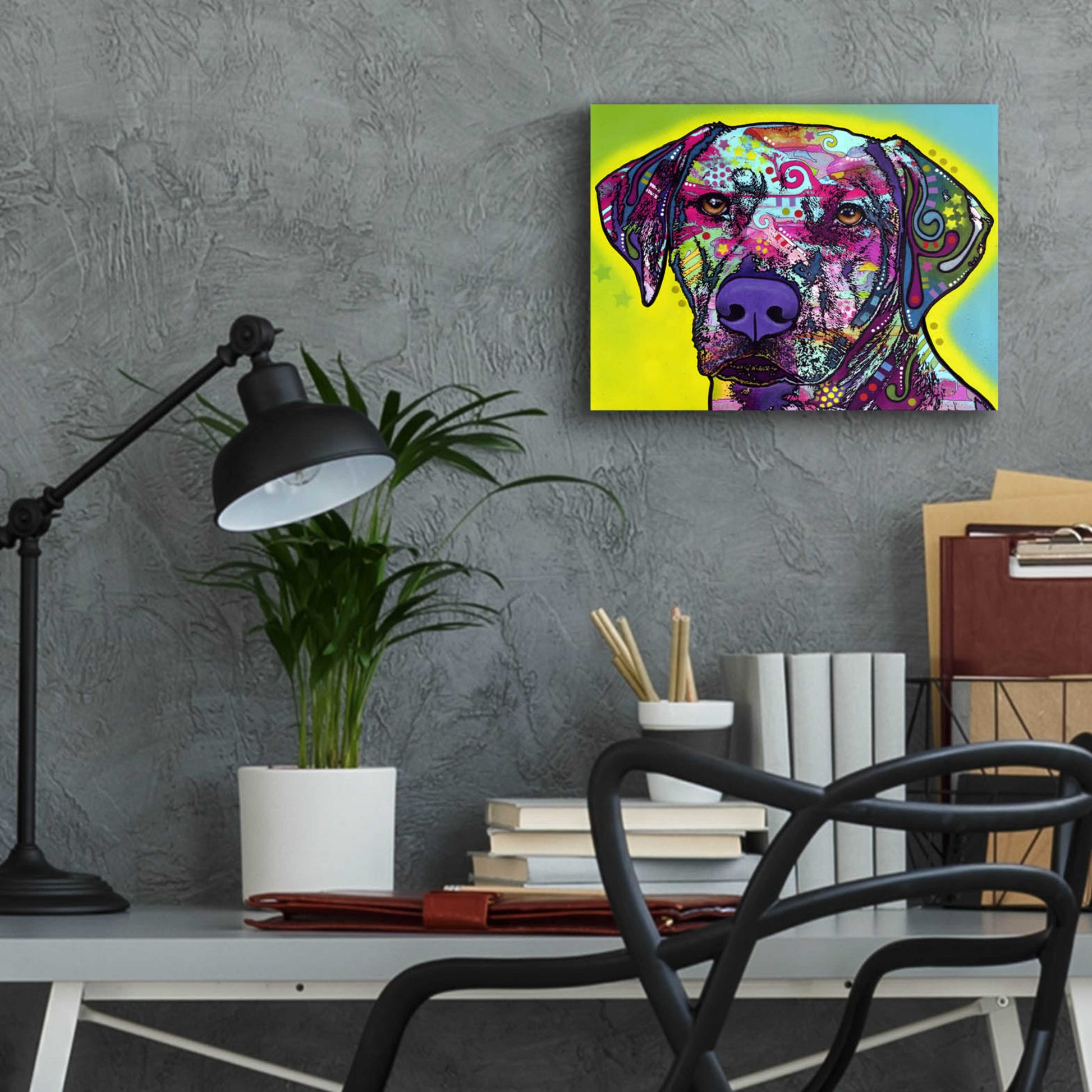 Epic Art 'Rhodesian Ridgeback' by Dean Russo, Acrylic Glass Wall Art,16x12