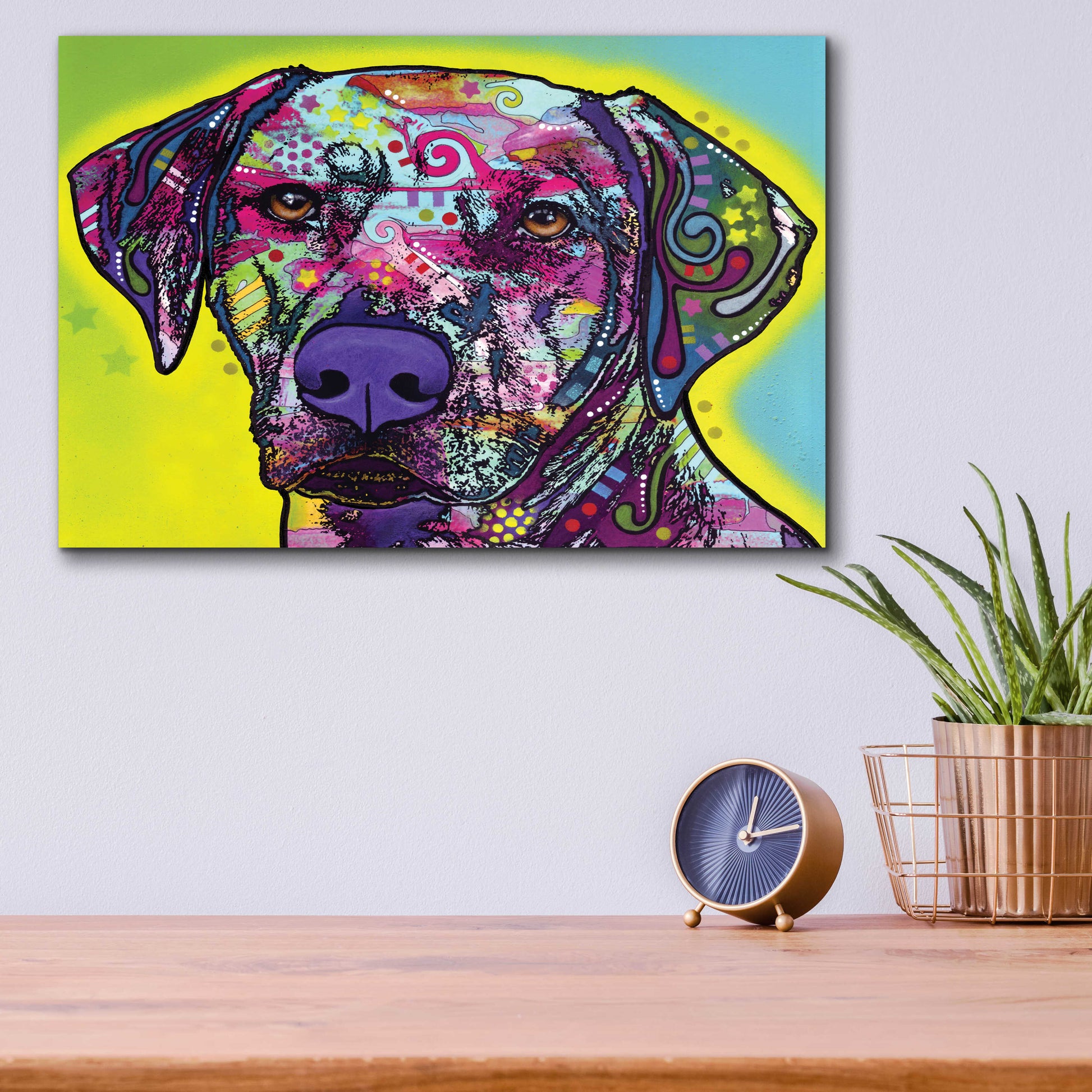 Epic Art 'Rhodesian Ridgeback' by Dean Russo, Acrylic Glass Wall Art,16x12