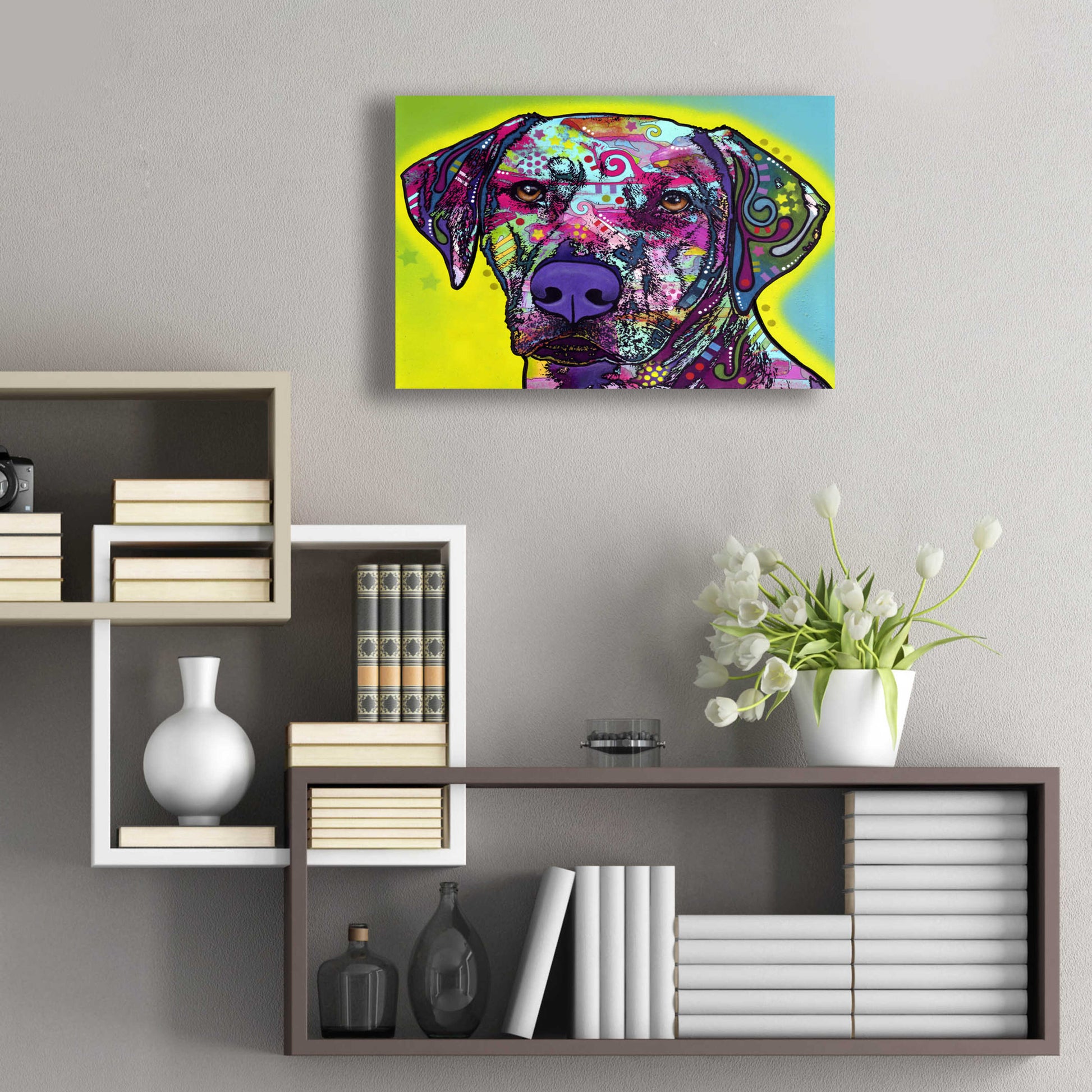 Epic Art 'Rhodesian Ridgeback' by Dean Russo, Acrylic Glass Wall Art,24x16