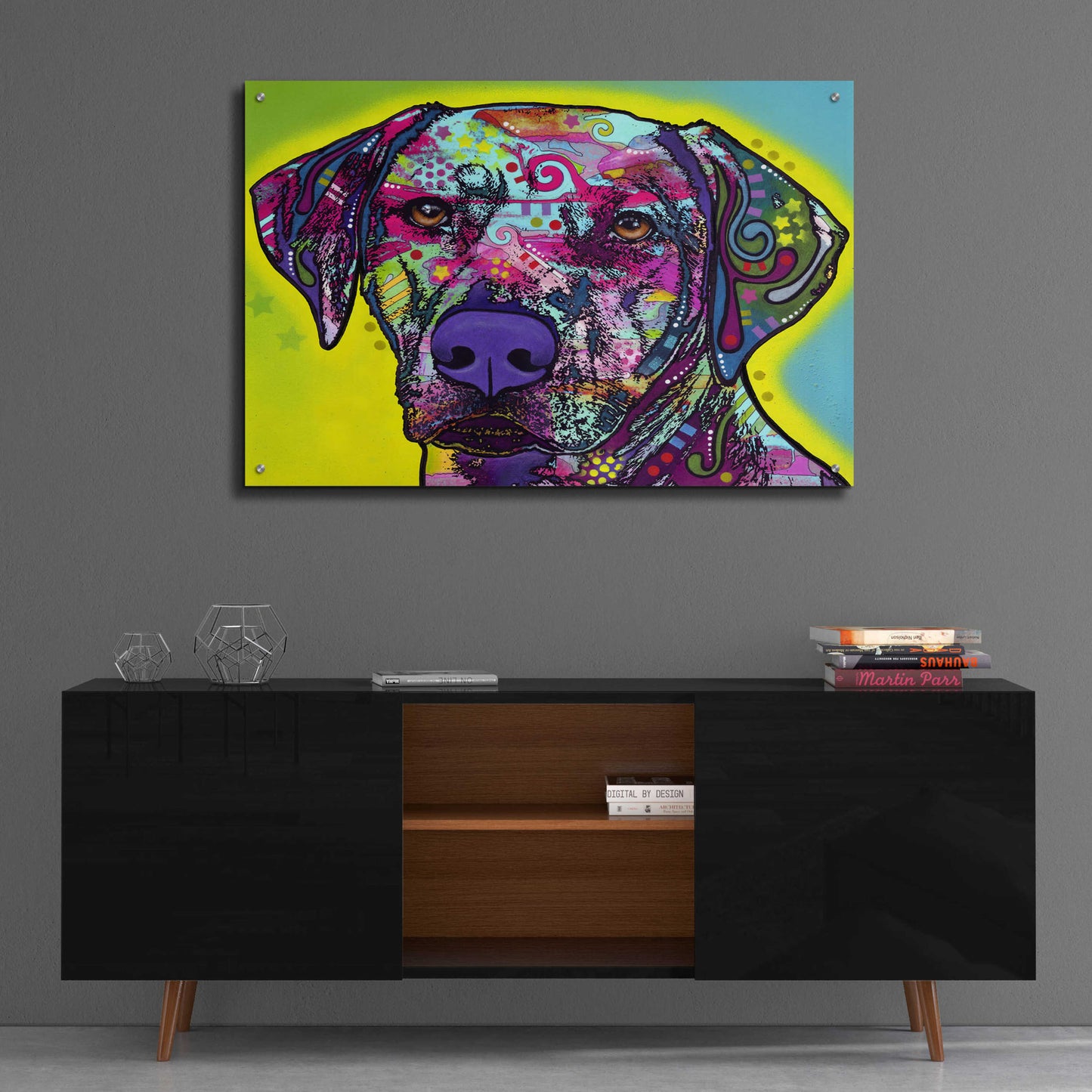 Epic Art 'Rhodesian Ridgeback' by Dean Russo, Acrylic Glass Wall Art,36x24