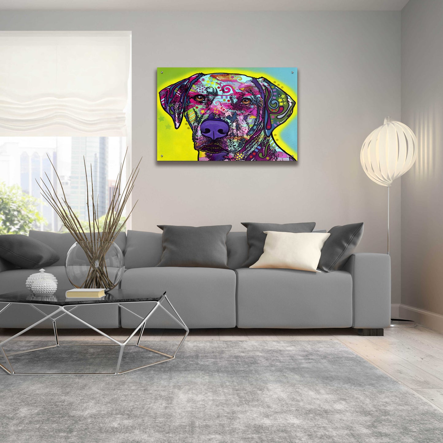 Epic Art 'Rhodesian Ridgeback' by Dean Russo, Acrylic Glass Wall Art,36x24