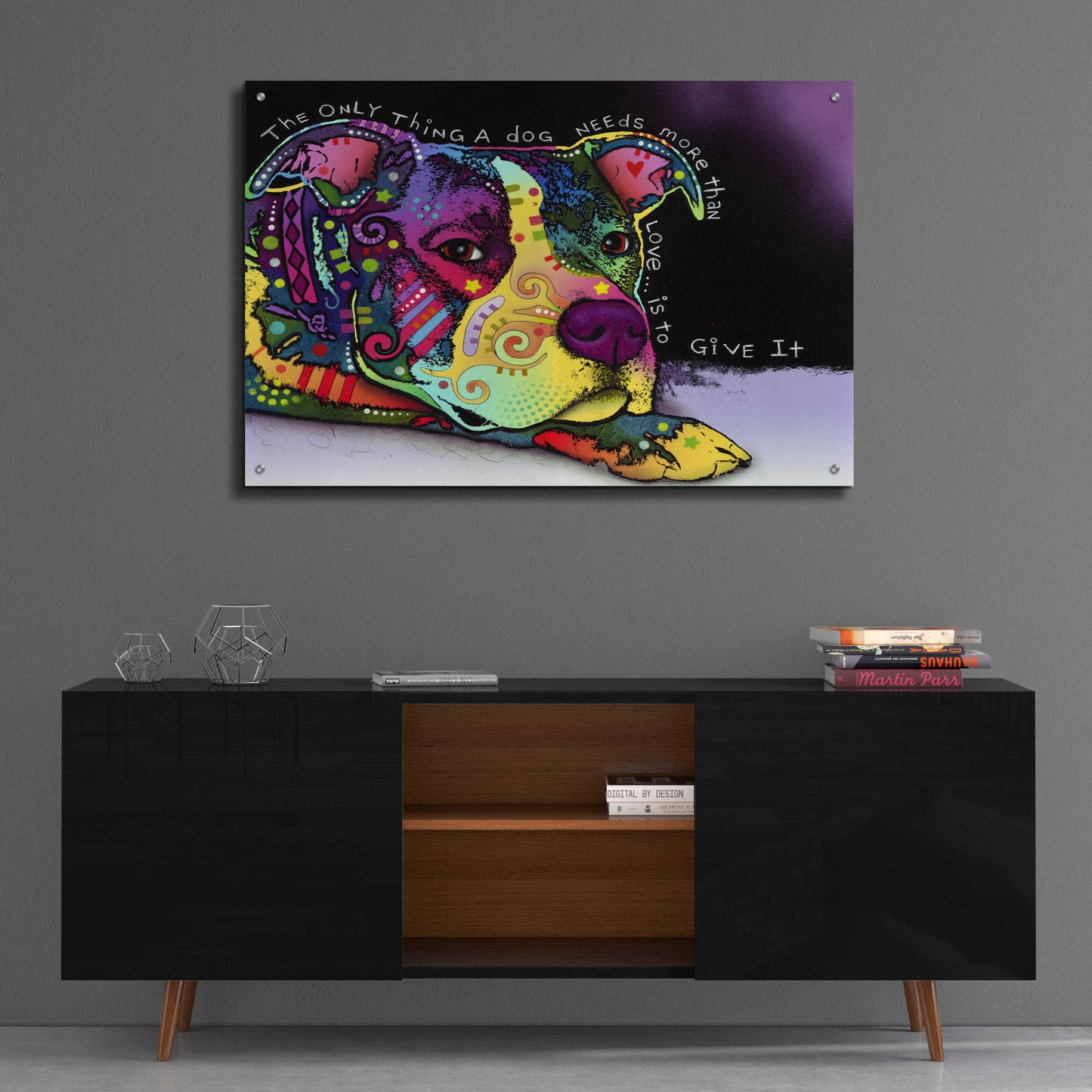 Epic Art 'Affection' by Dean Russo, Acrylic Glass Wall Art,36x24