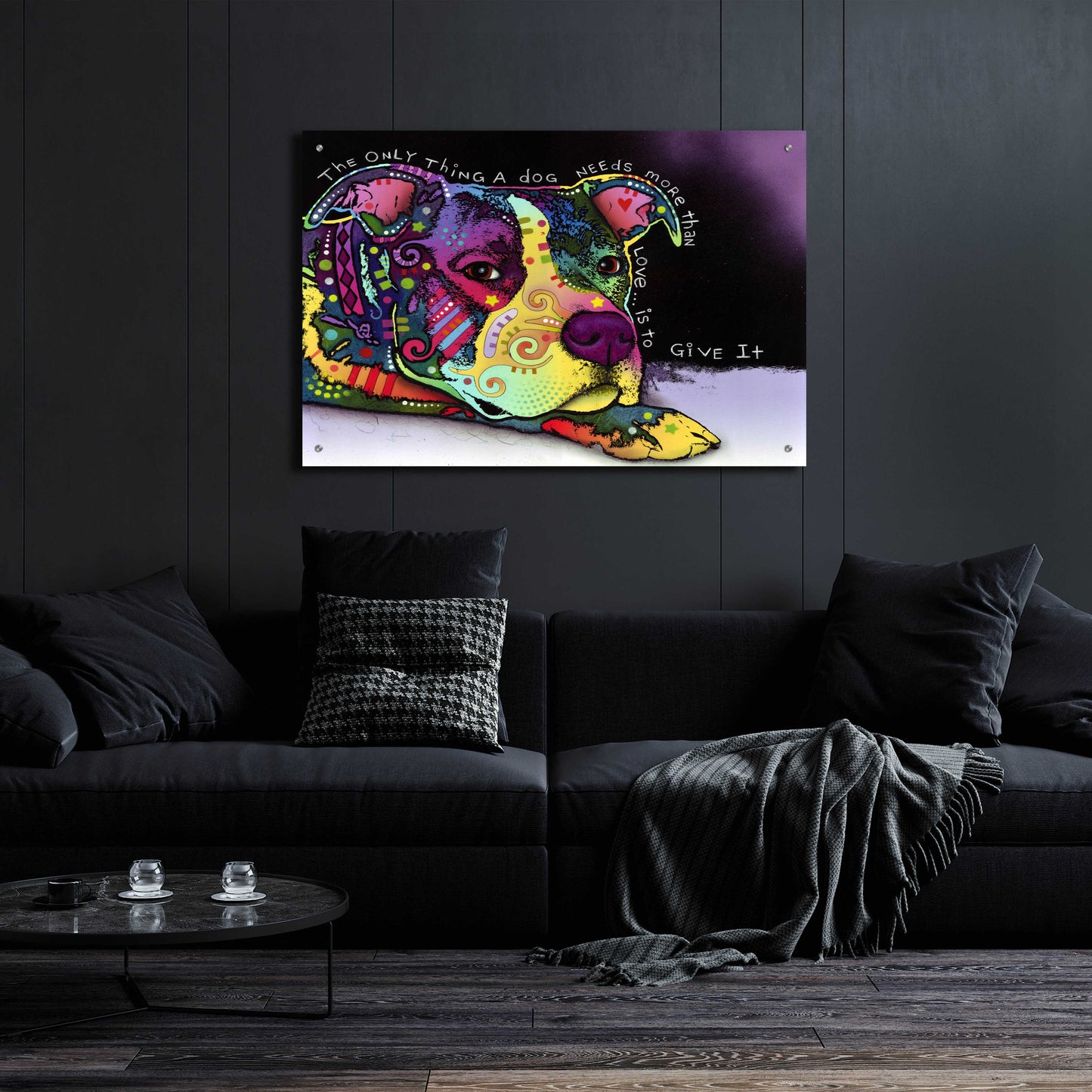 Epic Art 'Affection' by Dean Russo, Acrylic Glass Wall Art,36x24