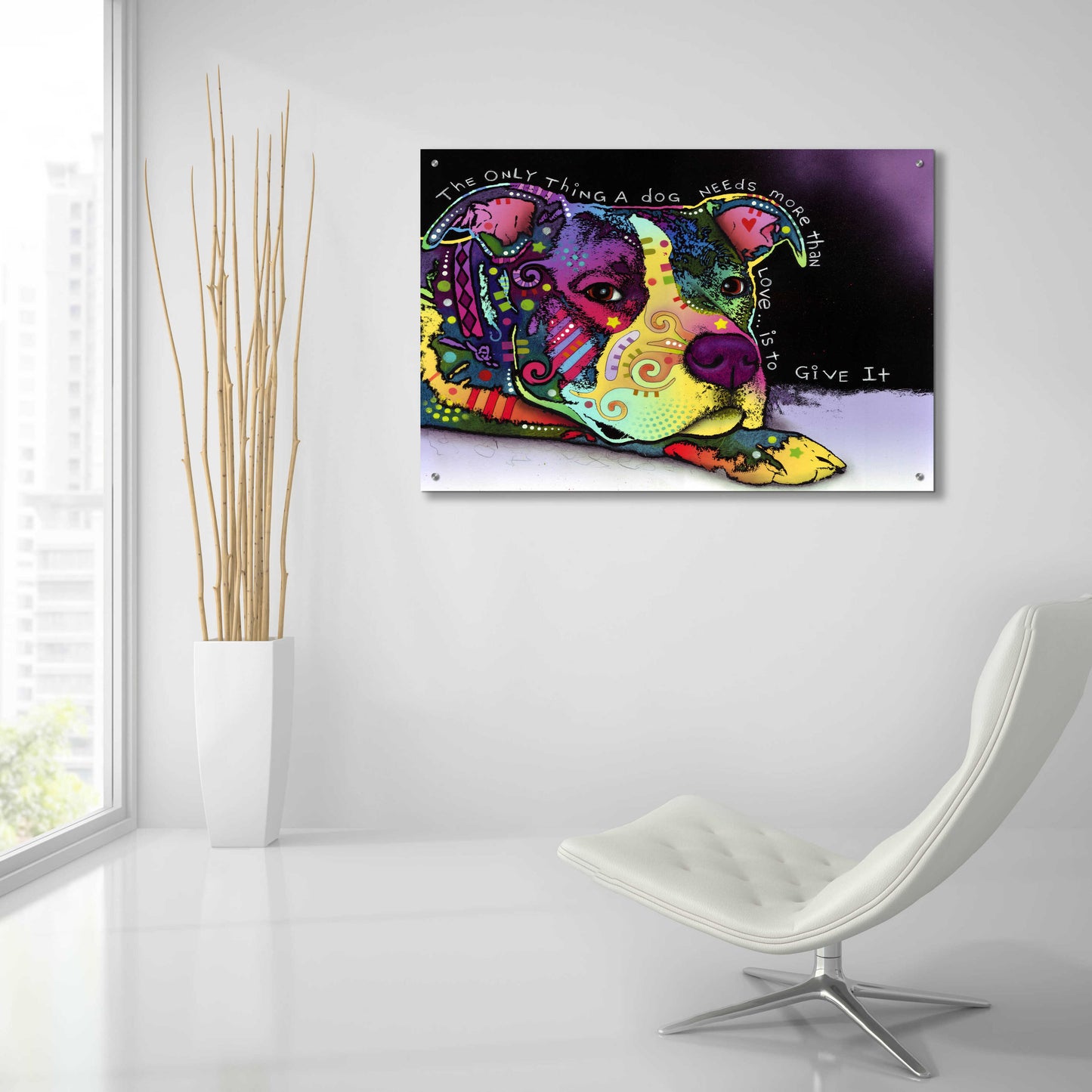 Epic Art 'Affection' by Dean Russo, Acrylic Glass Wall Art,36x24