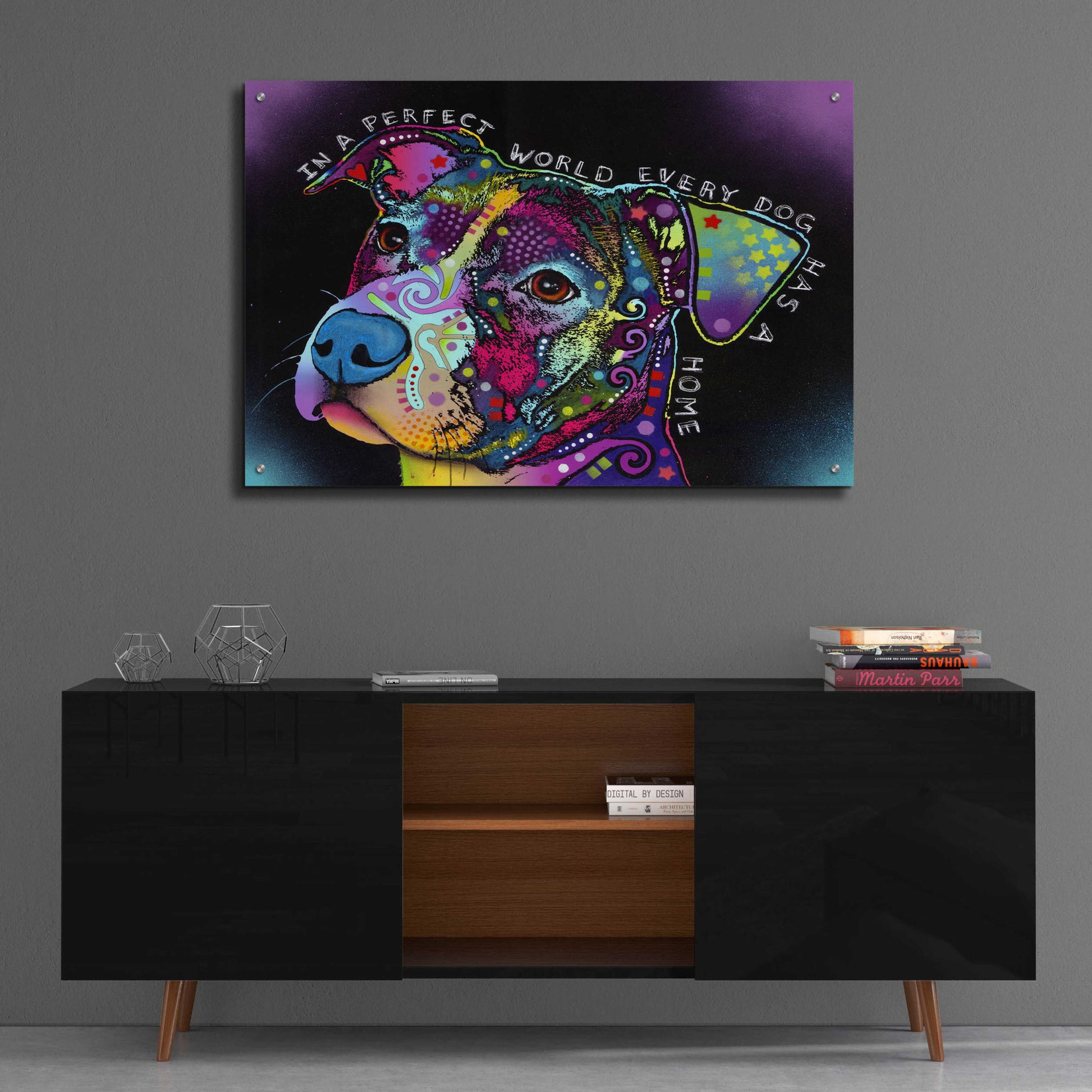 Epic Art 'In A Perfect World' by Dean Russo, Acrylic Glass Wall Art,36x24