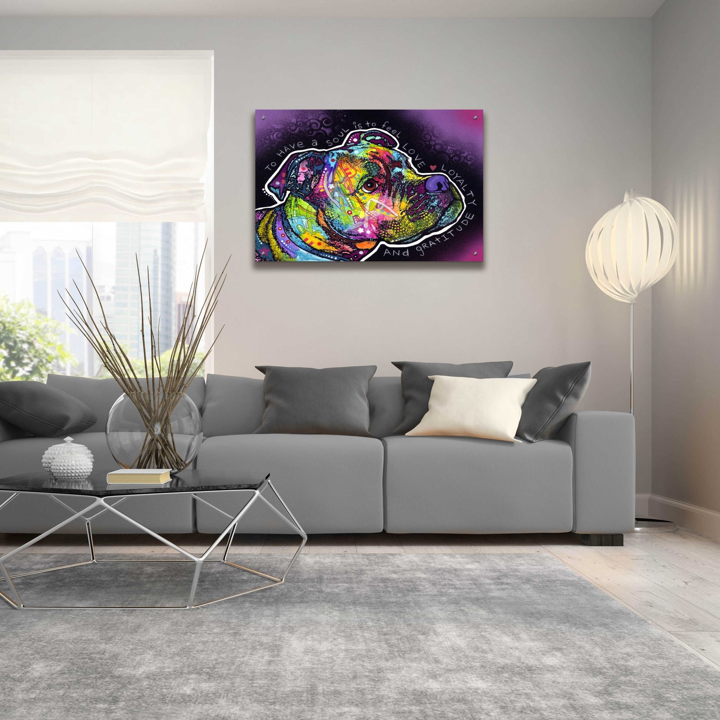 Epic Art 'Soul' by Dean Russo, Acrylic Glass Wall Art,36x24