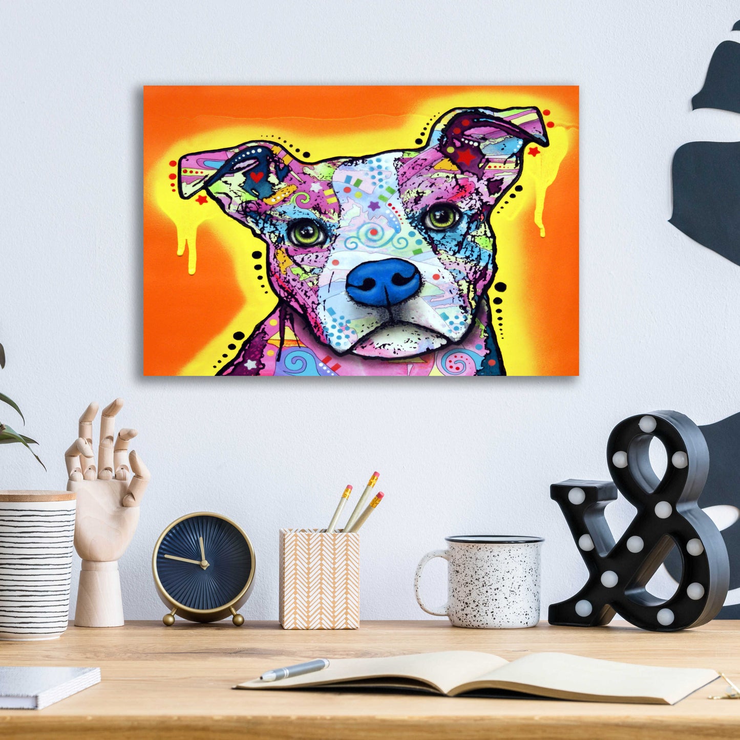 Epic Art 'A Serious Pit' by Dean Russo, Acrylic Glass Wall Art,16x12