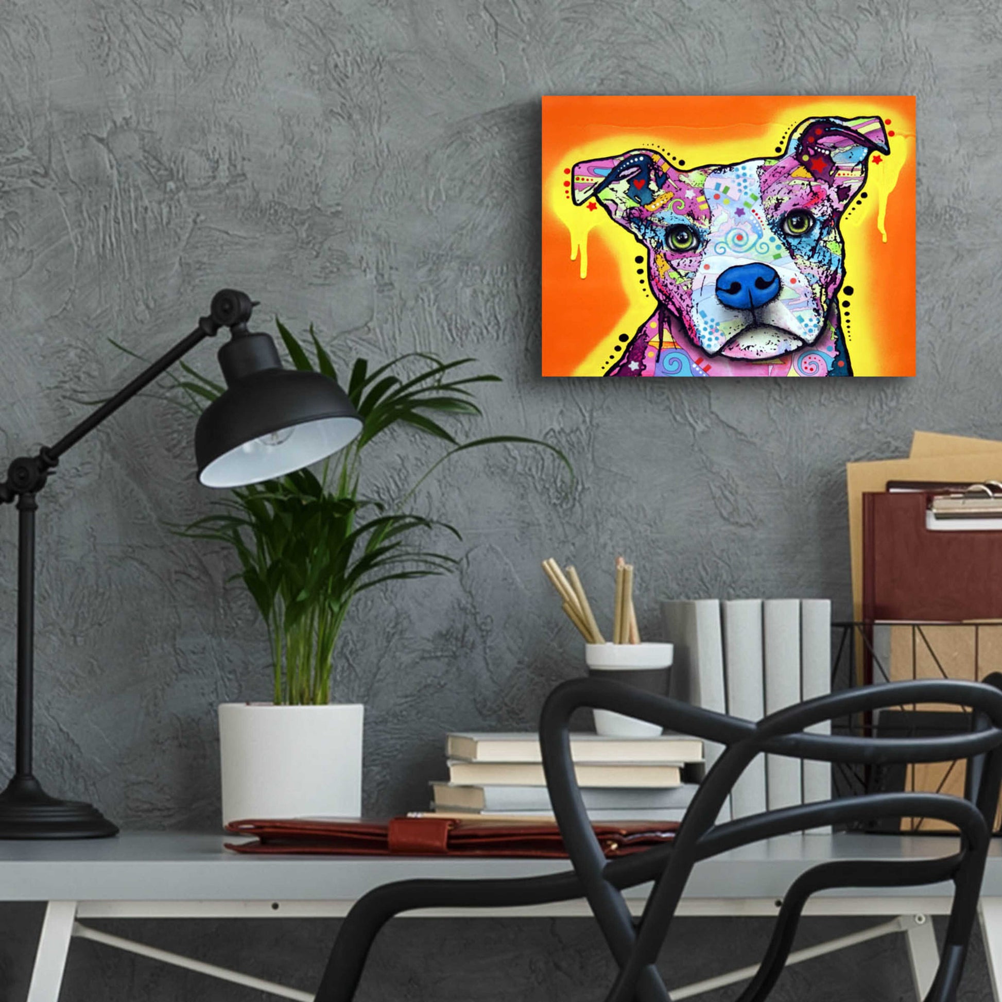 Epic Art 'A Serious Pit' by Dean Russo, Acrylic Glass Wall Art,16x12