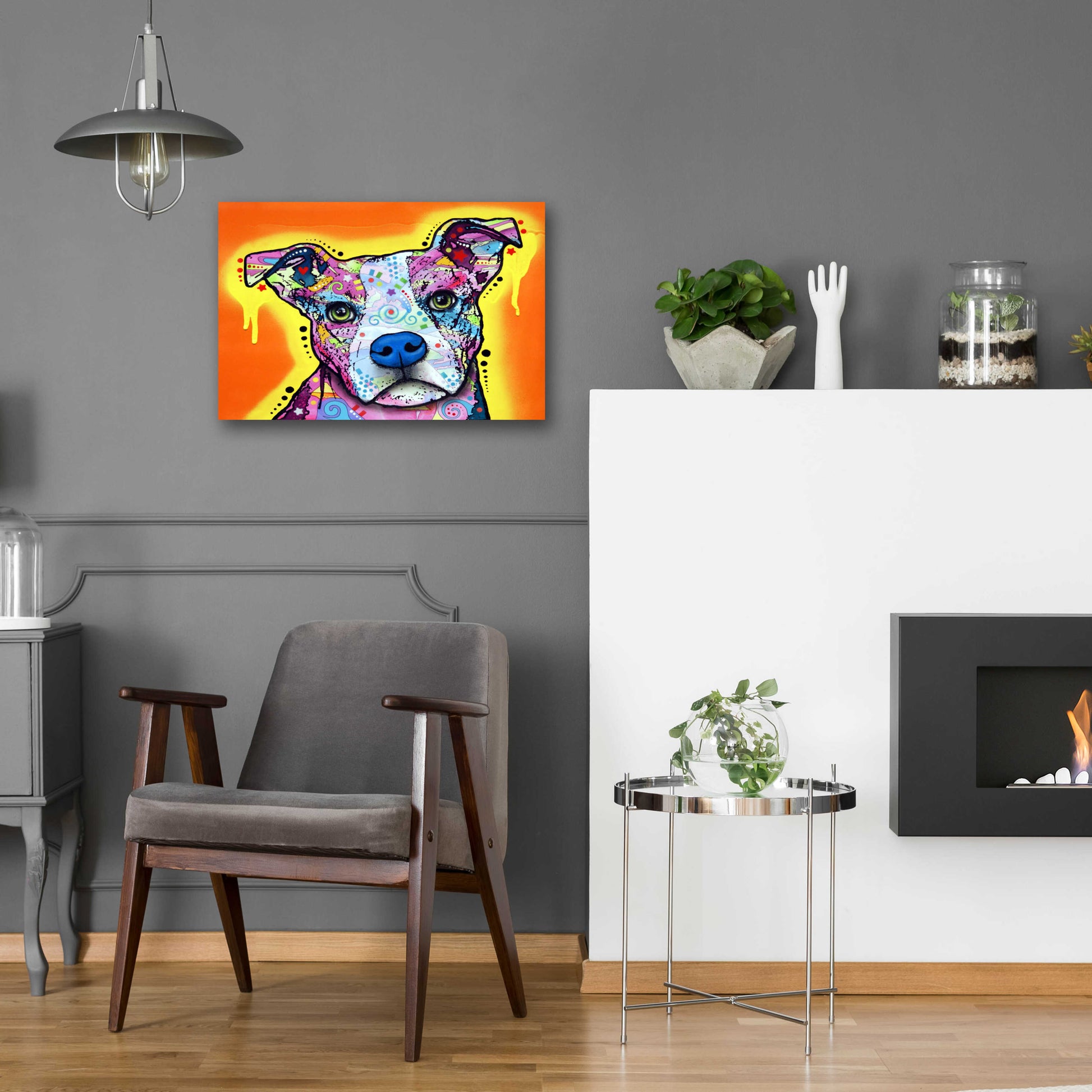 Epic Art 'A Serious Pit' by Dean Russo, Acrylic Glass Wall Art,24x16