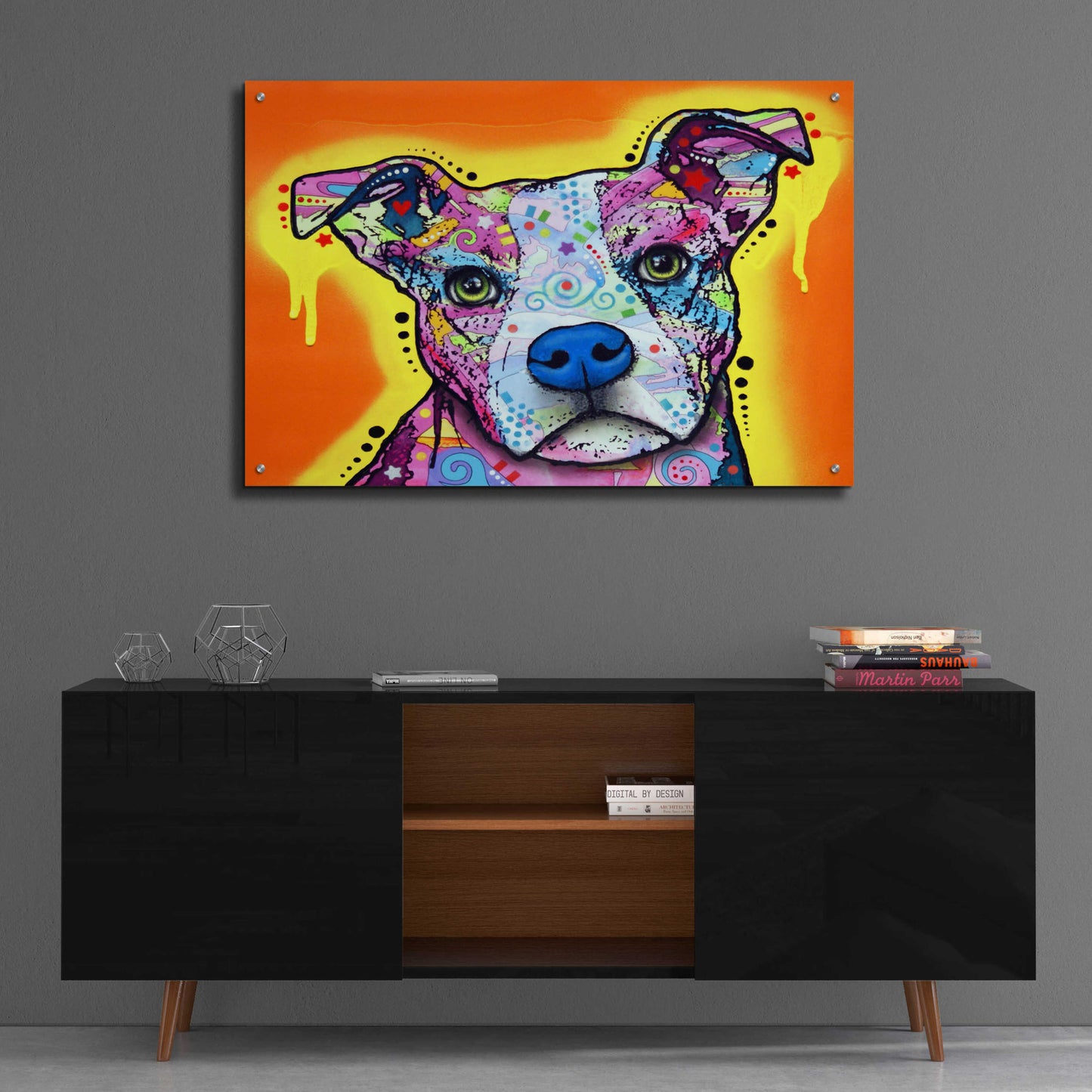 Epic Art 'A Serious Pit' by Dean Russo, Acrylic Glass Wall Art,36x24