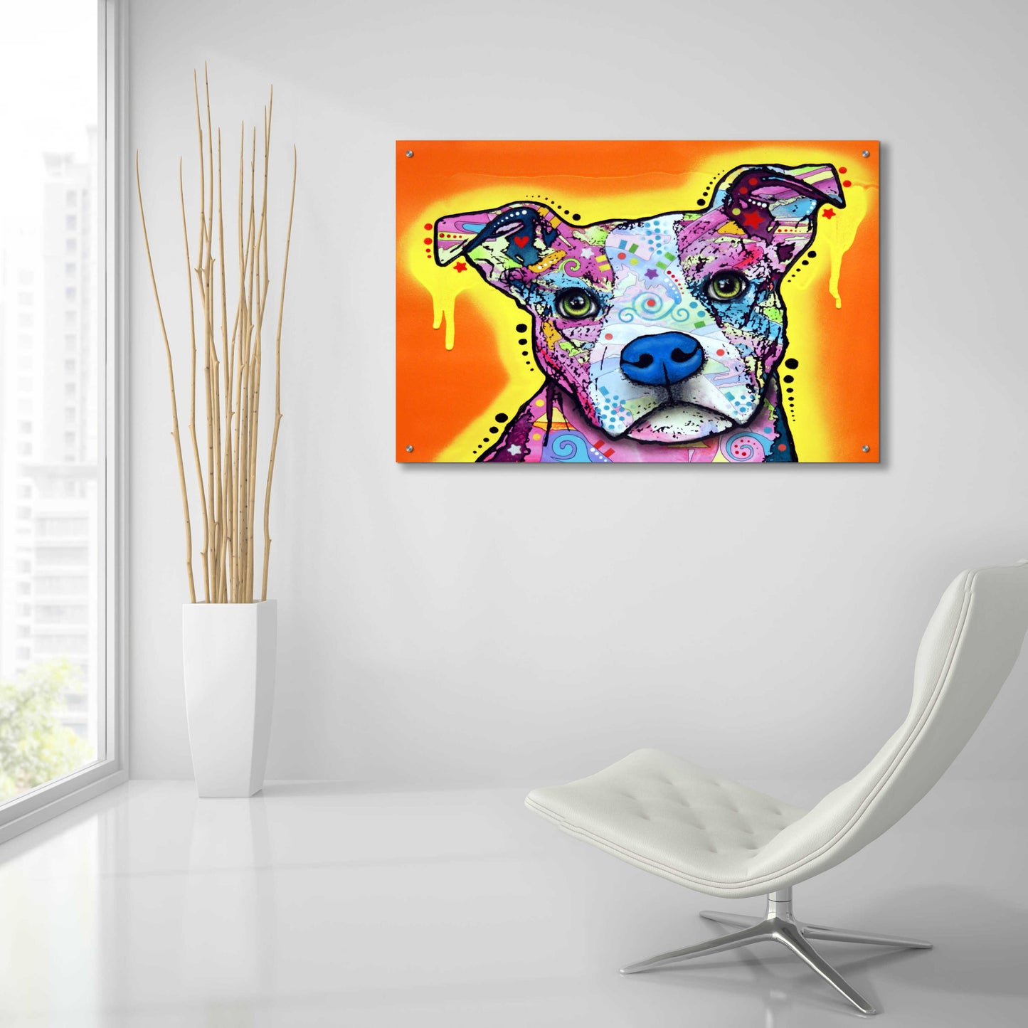 Epic Art 'A Serious Pit' by Dean Russo, Acrylic Glass Wall Art,36x24