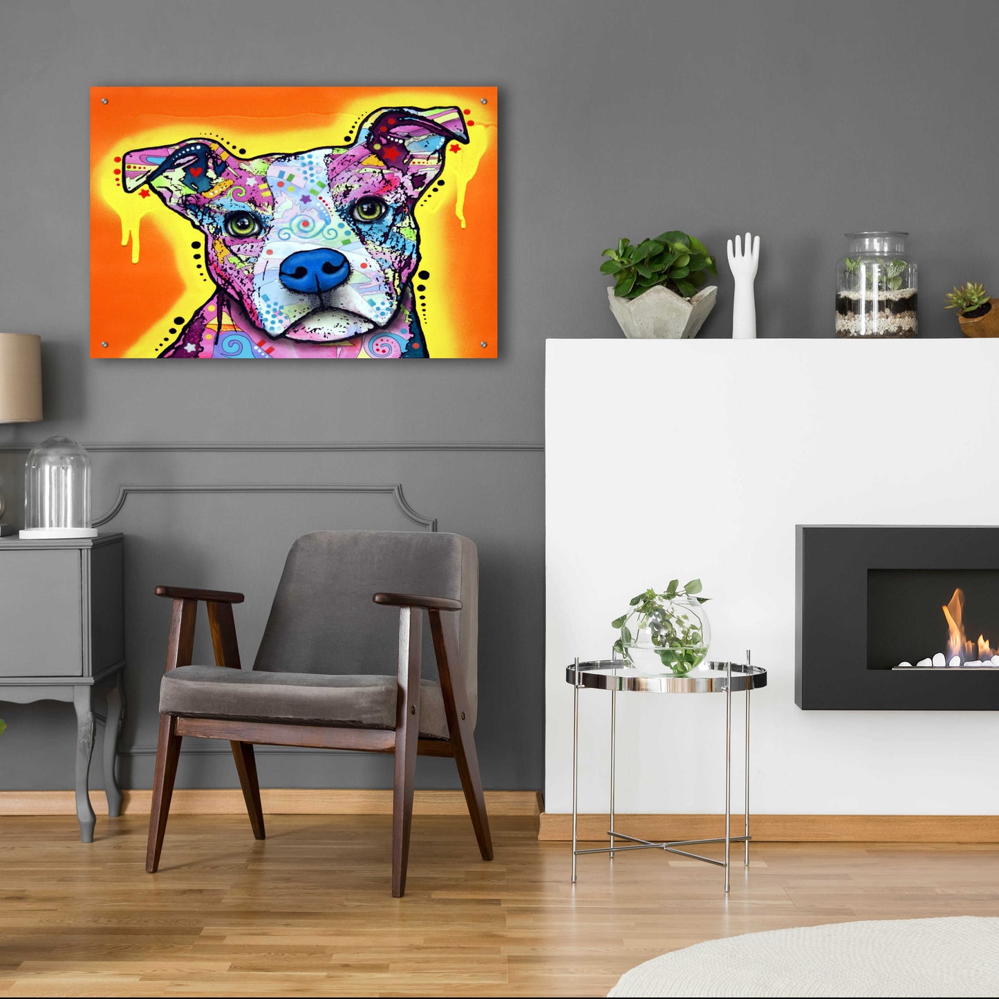 Epic Art 'A Serious Pit' by Dean Russo, Acrylic Glass Wall Art,36x24