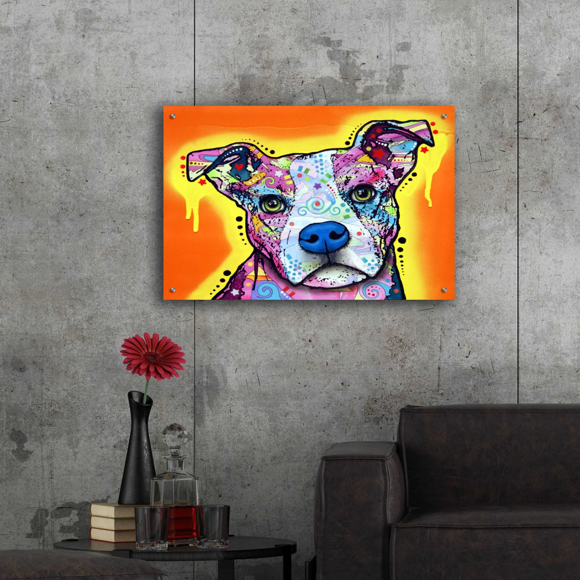 Epic Art 'A Serious Pit' by Dean Russo, Acrylic Glass Wall Art,36x24