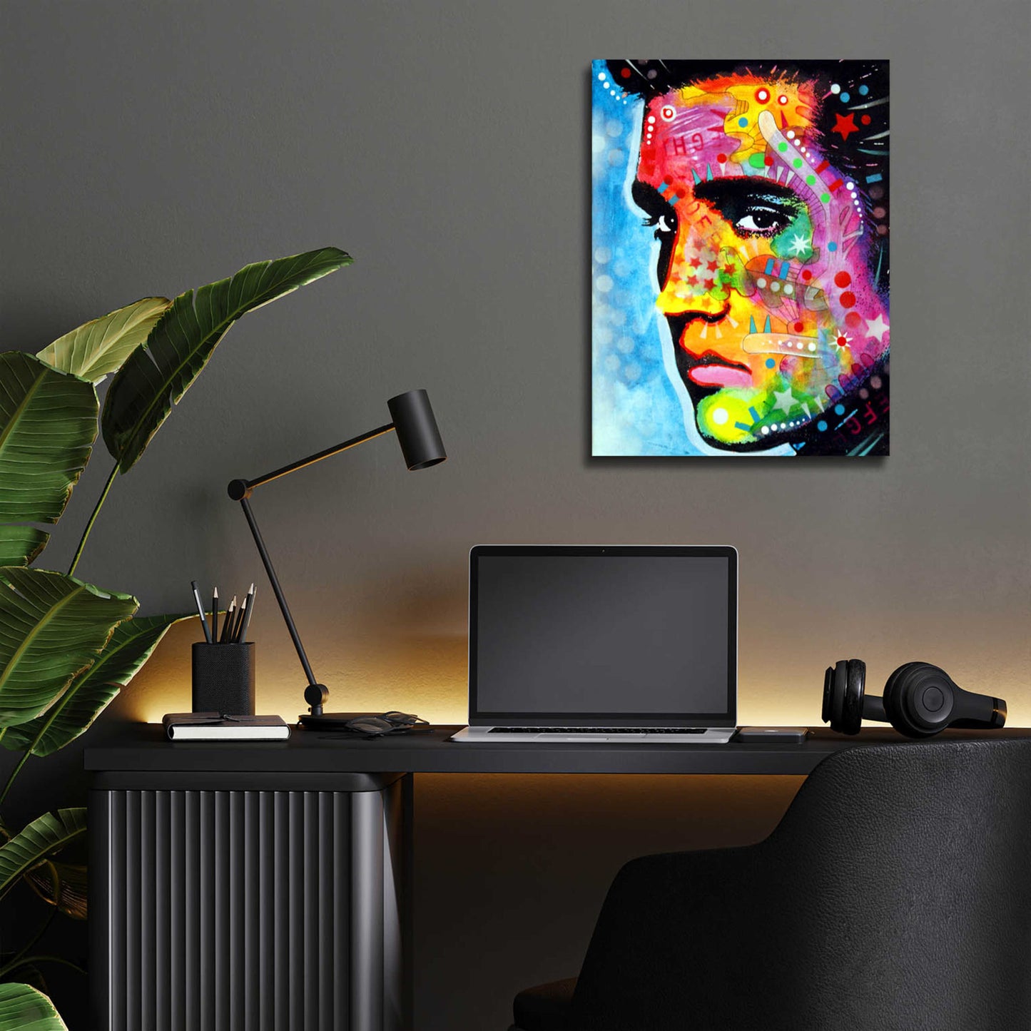 Epic Art 'The King' by Dean Russo, Acrylic Glass Wall Art,12x16