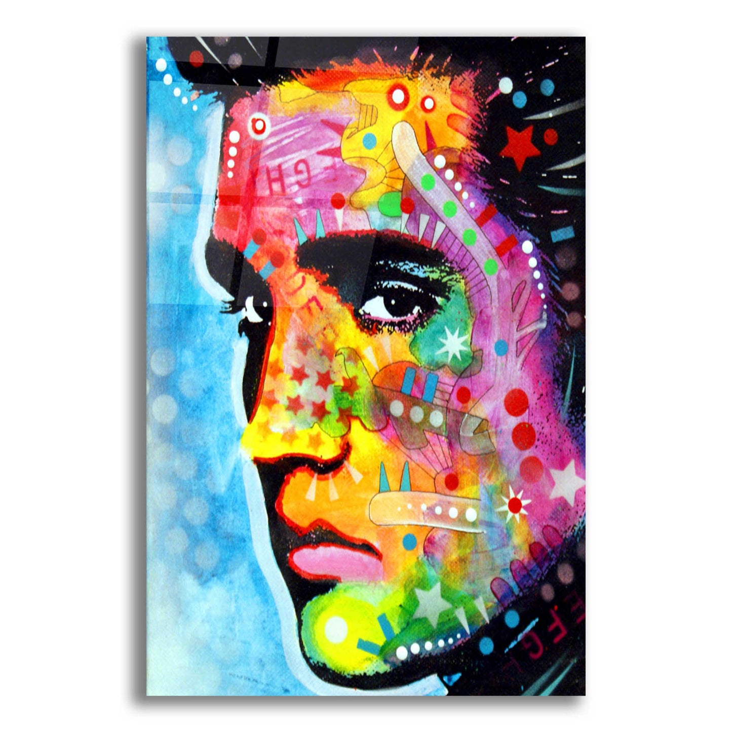 Epic Art 'The King' by Dean Russo, Acrylic Glass Wall Art,12x16