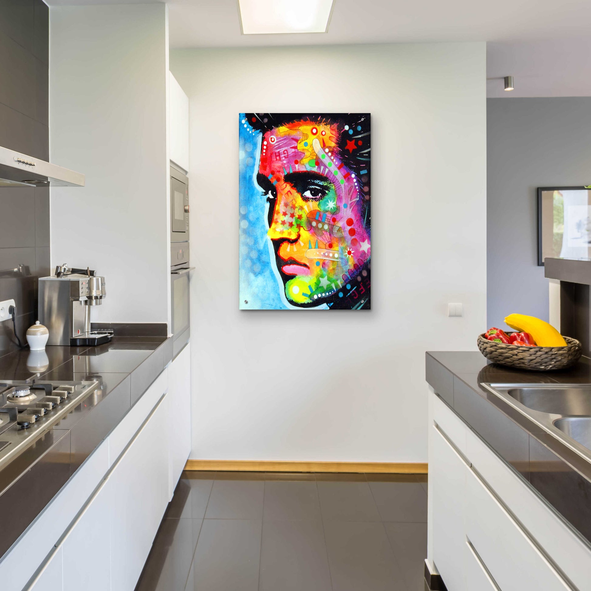 Epic Art 'The King' by Dean Russo, Acrylic Glass Wall Art,24x36